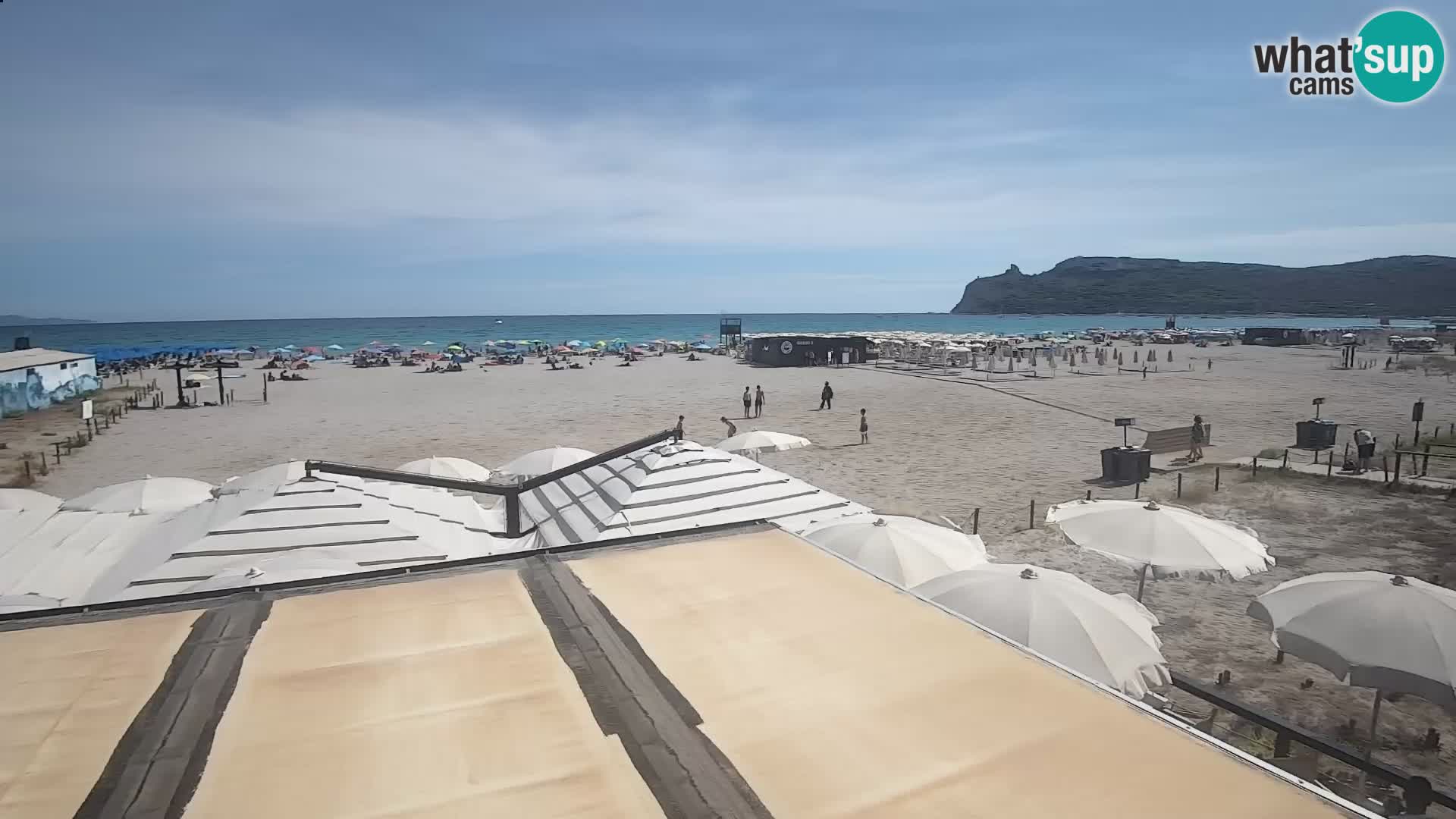 Poetto beach webcam | Cagliari | Sardinija