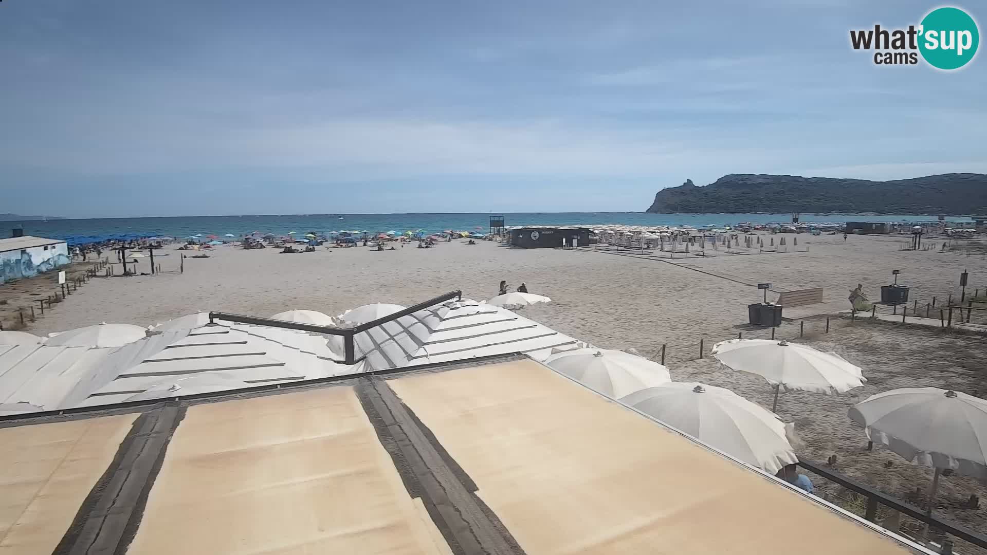 Poetto beach webcam | Cagliari | Sardinia