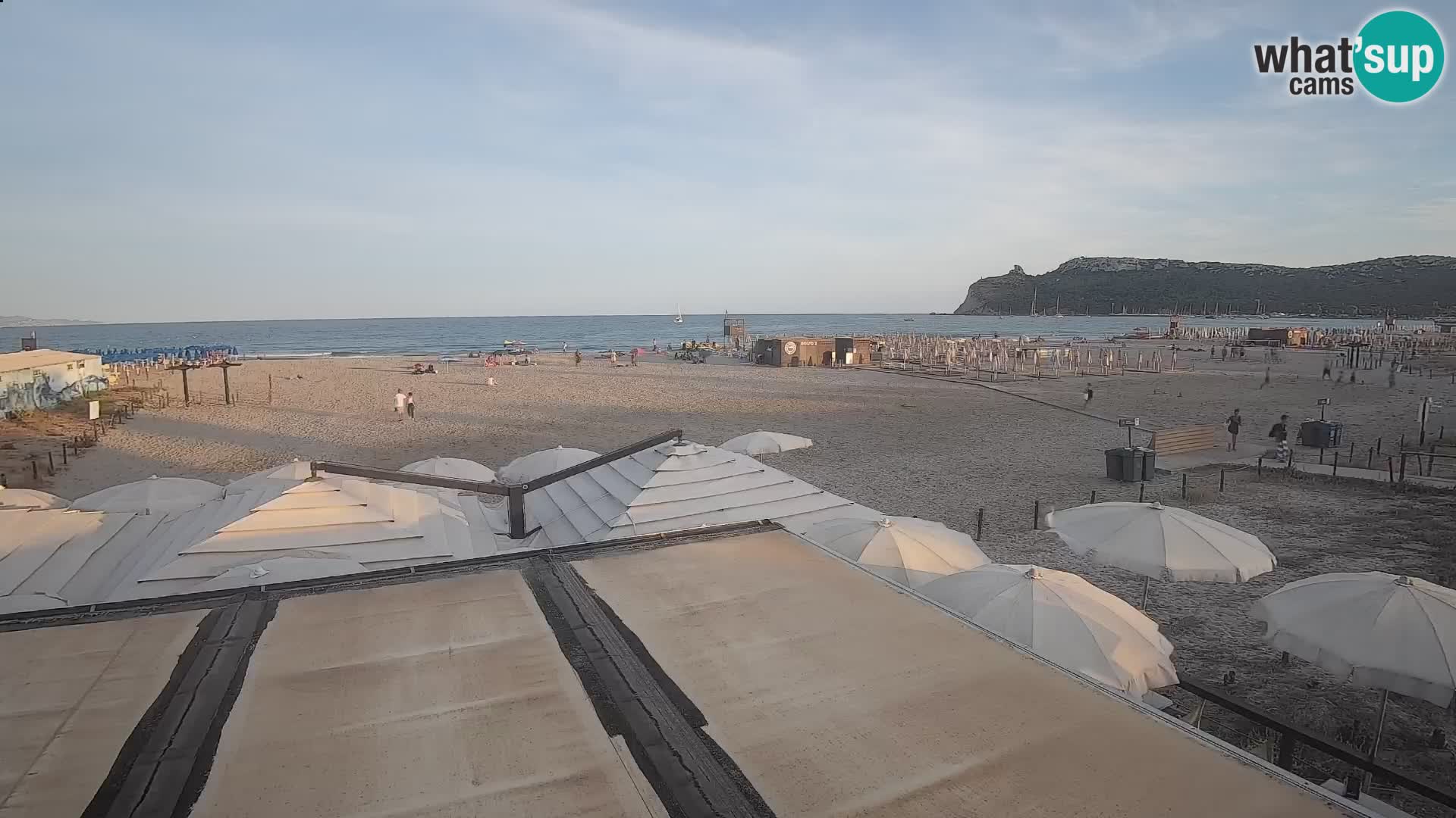 Poetto beach webcam | Cagliari | Sardinija