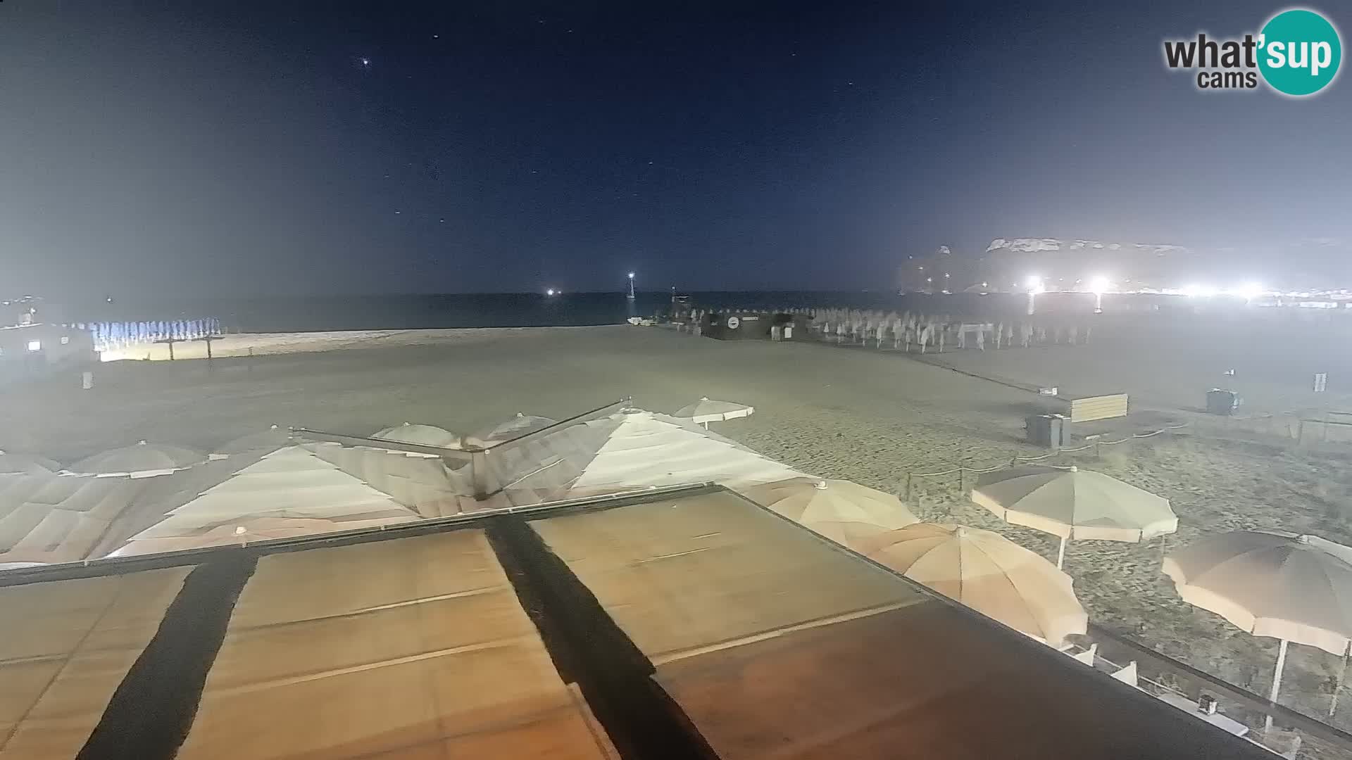 Poetto Strand Webcam | Cagliari | Sardinien