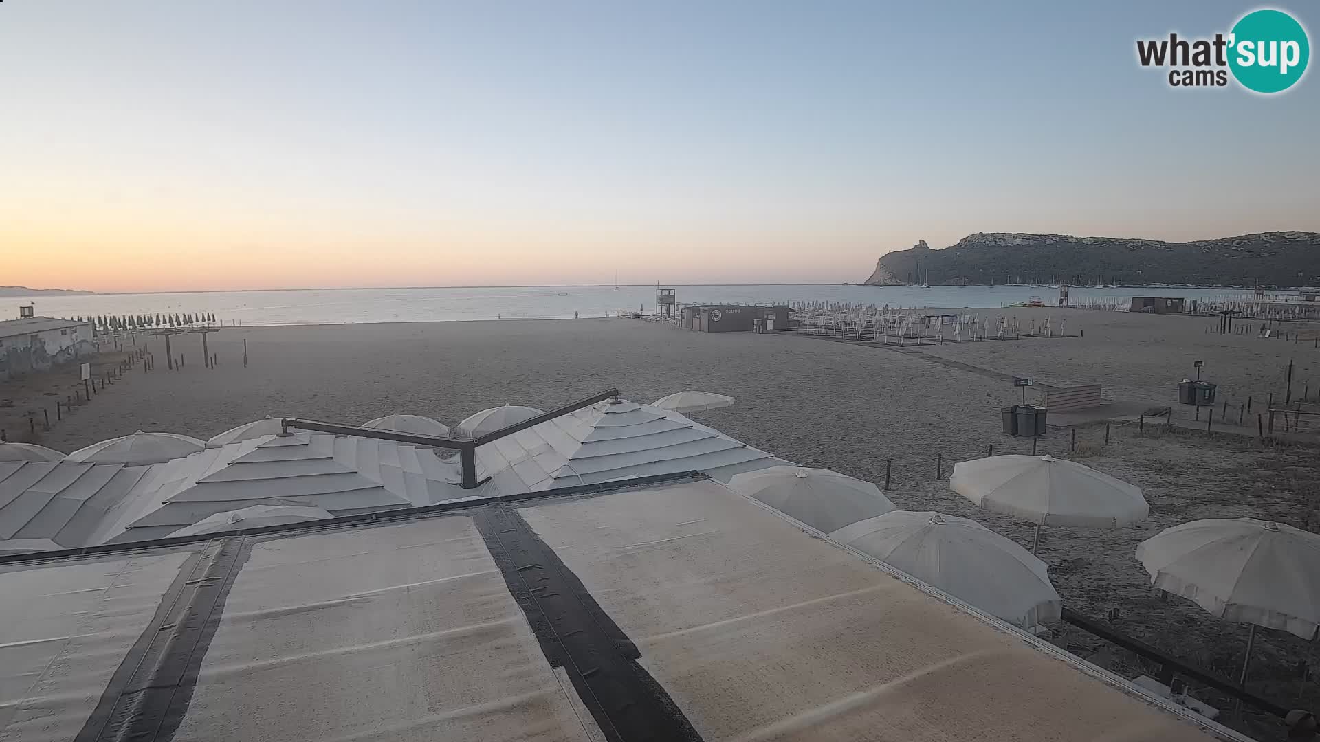 Poetto beach webcam | Cagliari | Sardinija