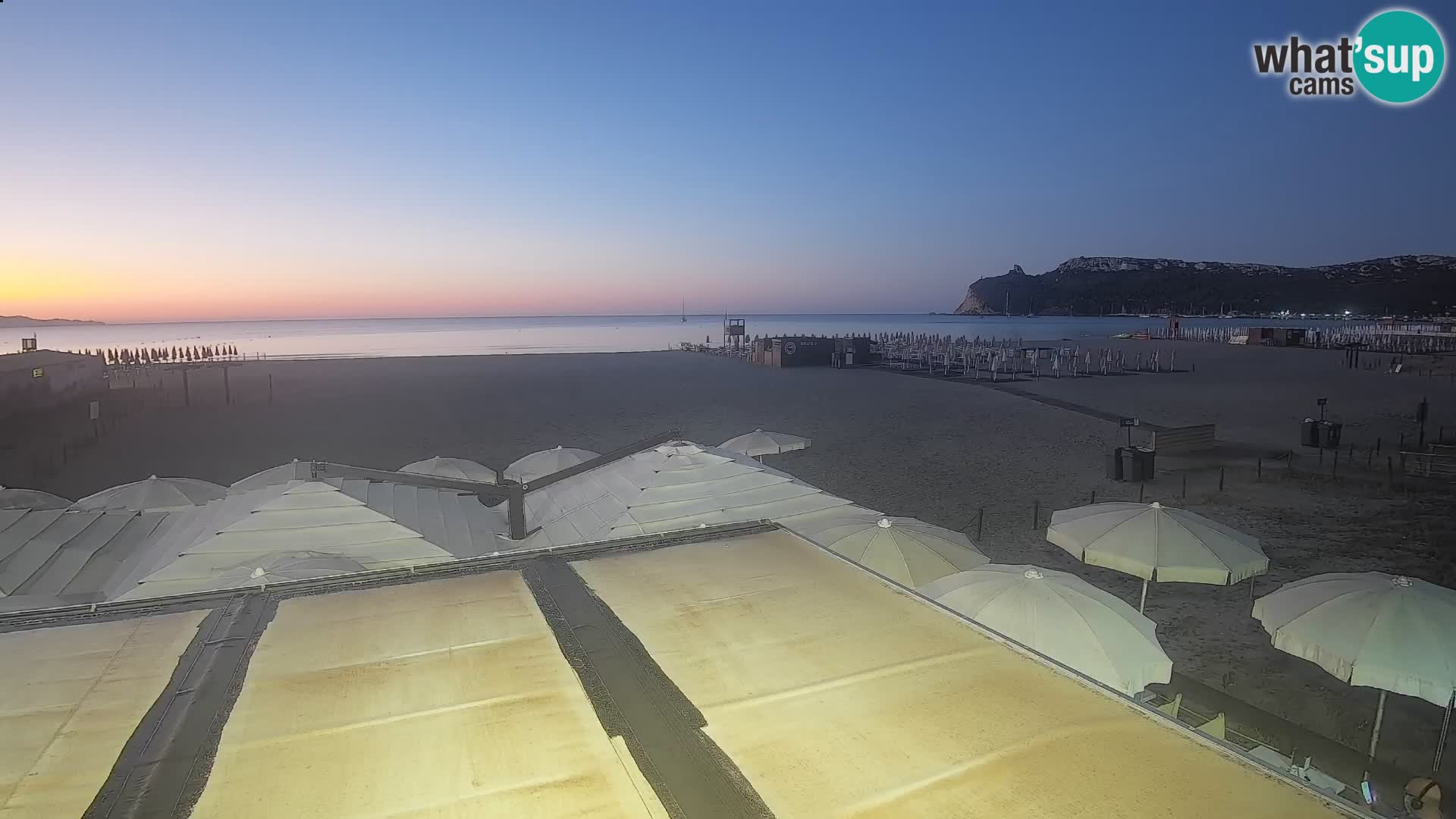 Poetto beach webcam | Cagliari | Sardinia