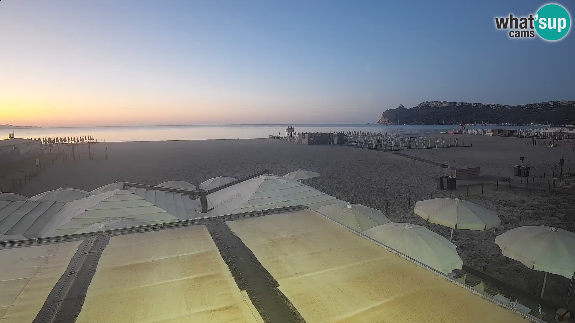 Poetto Strand Webcam | Cagliari | Sardinien