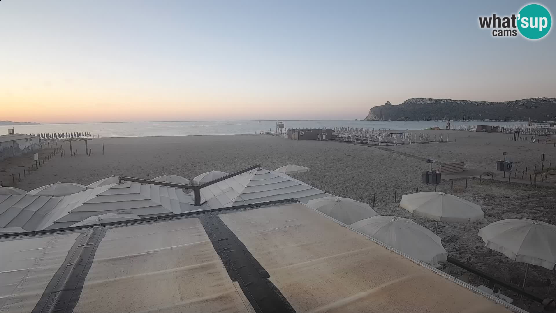 Poetto beach webcam | Cagliari | Sardinija