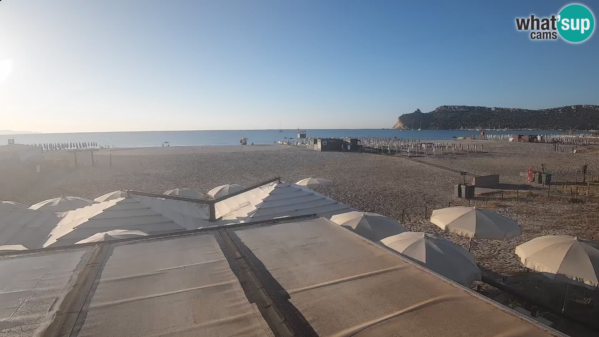 Poetto beach webcam | Cagliari | Sardinia