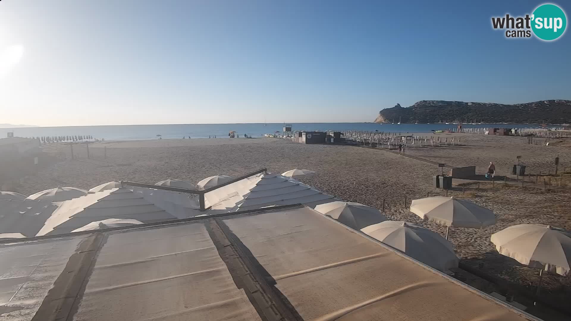 Poetto beach webcam | Cagliari | Sardinija