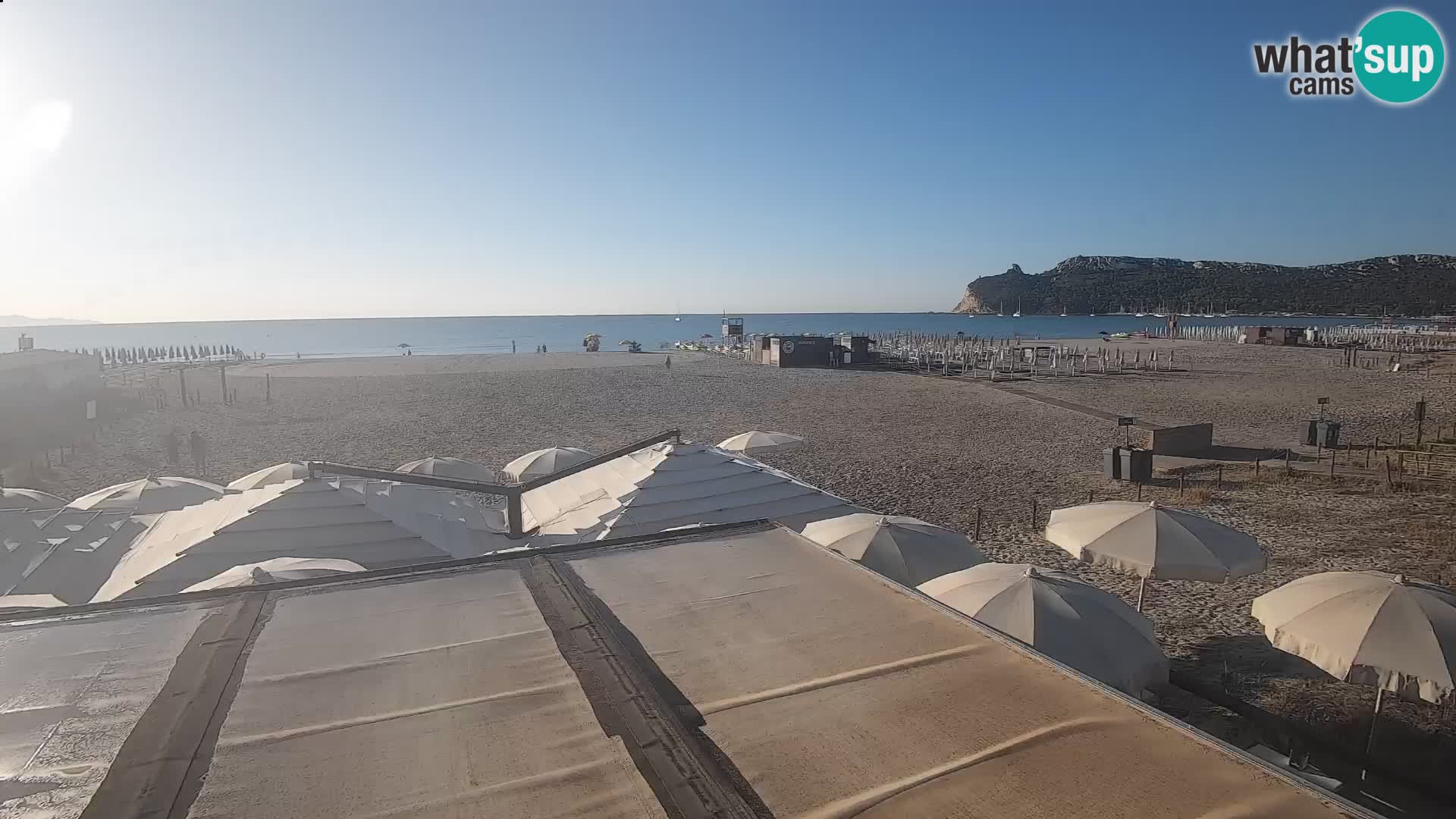 Webcam spiaggia del Poetto | Cagliari | Sardegna