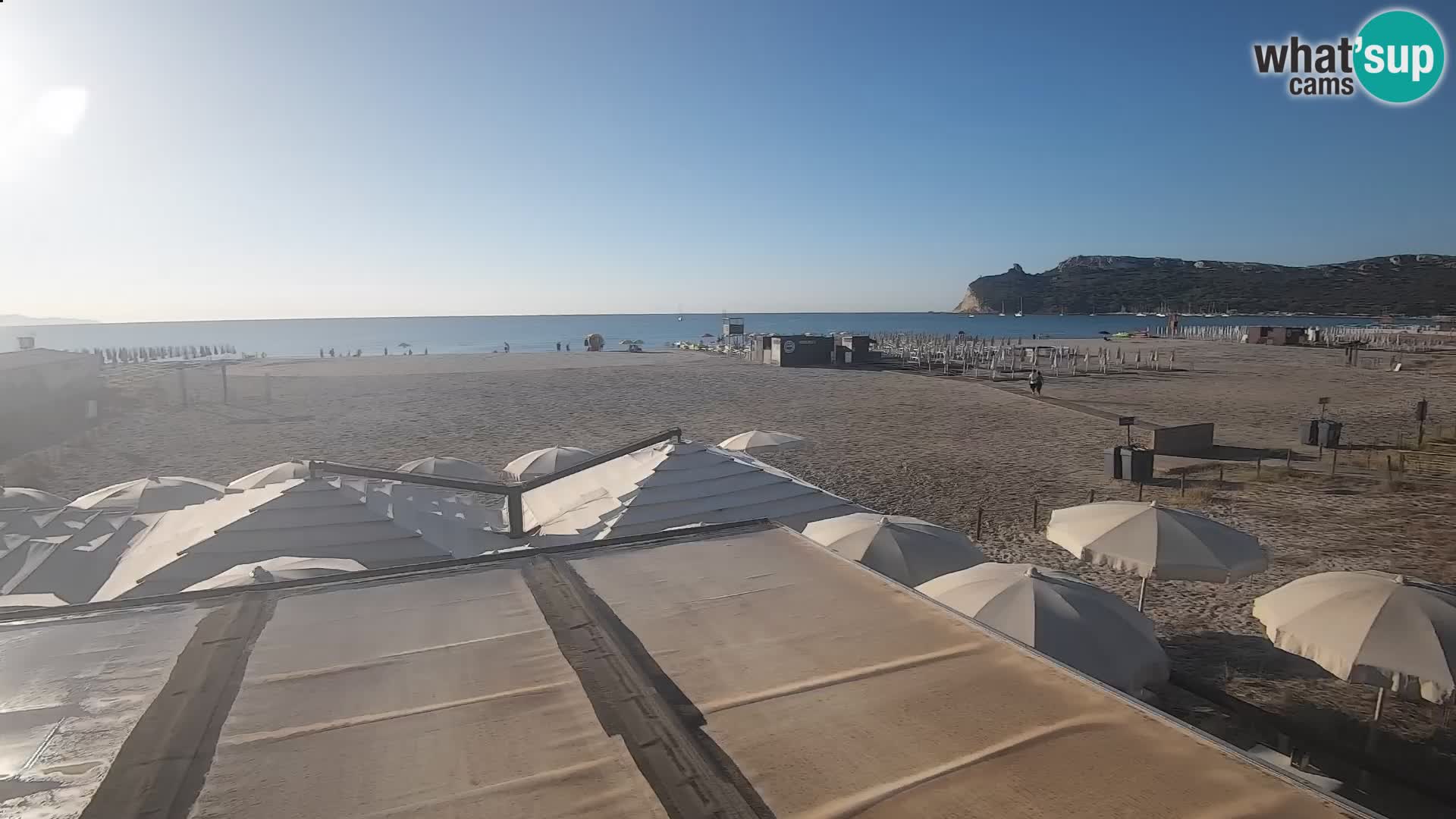 Webcam plage de Poetto | Cagliari | Sardaigne