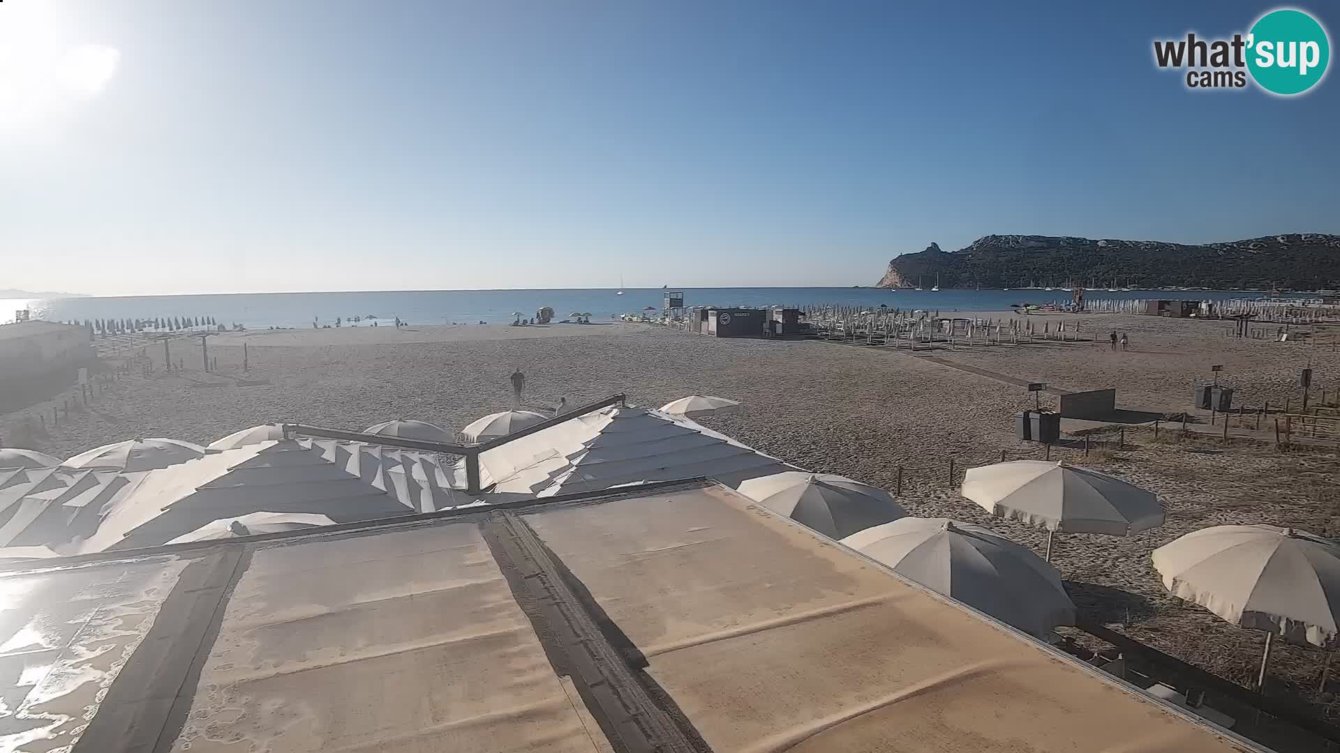 Poetto beach webcam | Cagliari | Sardinija