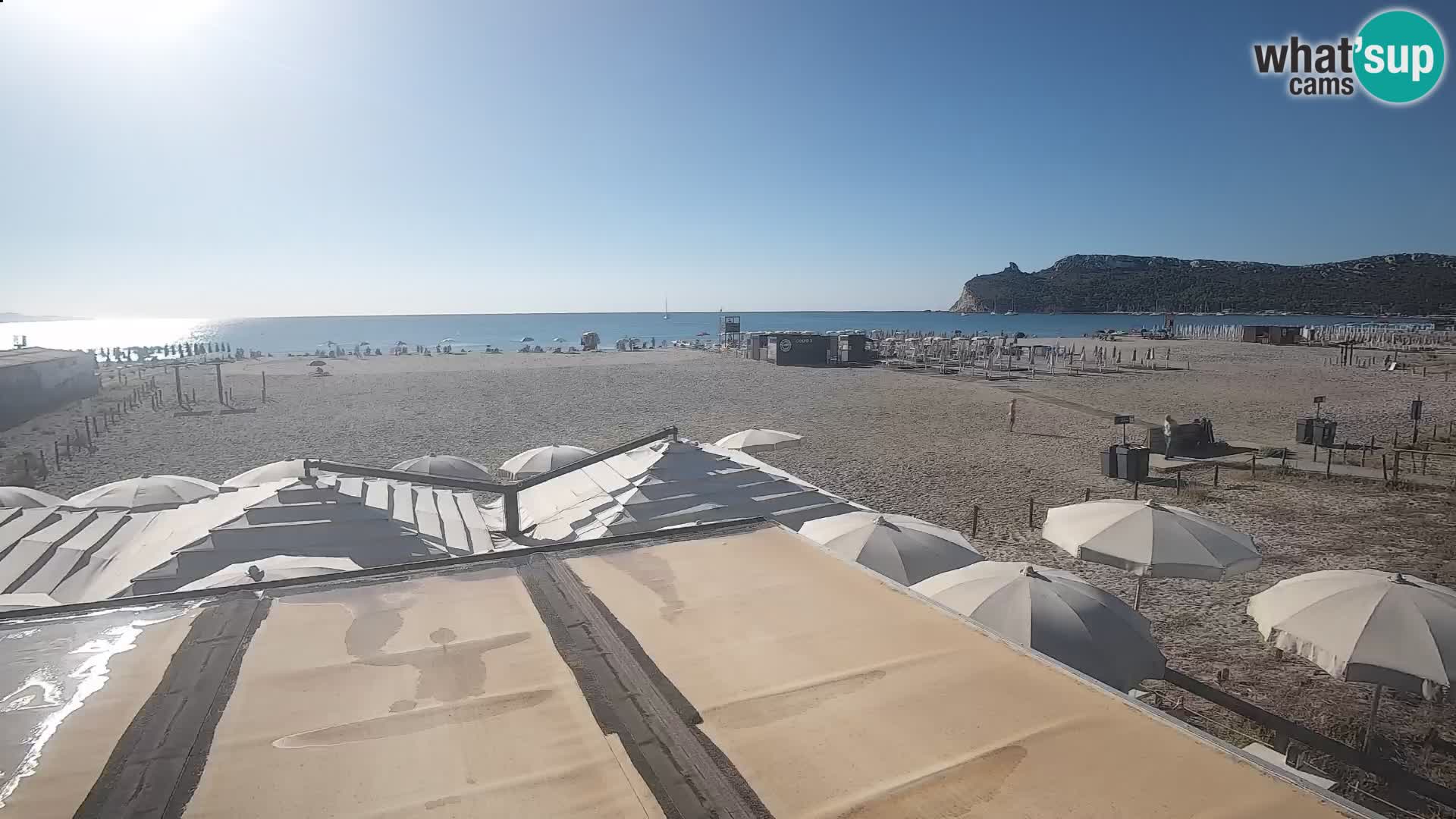 Poetto beach webcam | Cagliari | Sardinia