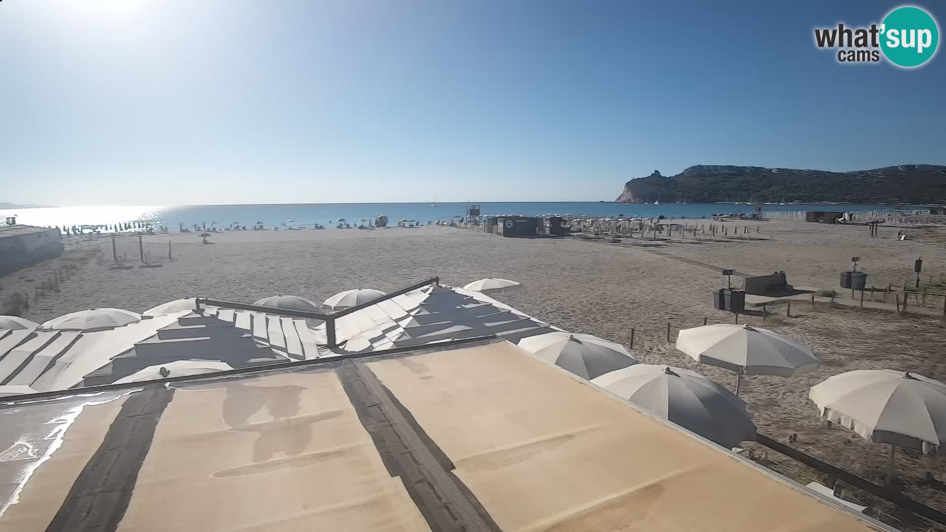 Poetto beach webcam | Cagliari | Sardinija