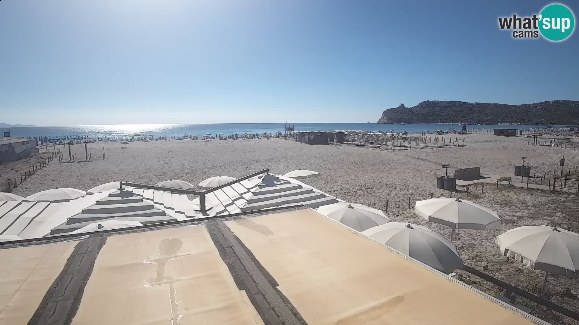Poetto beach webcam | Cagliari | Sardinia