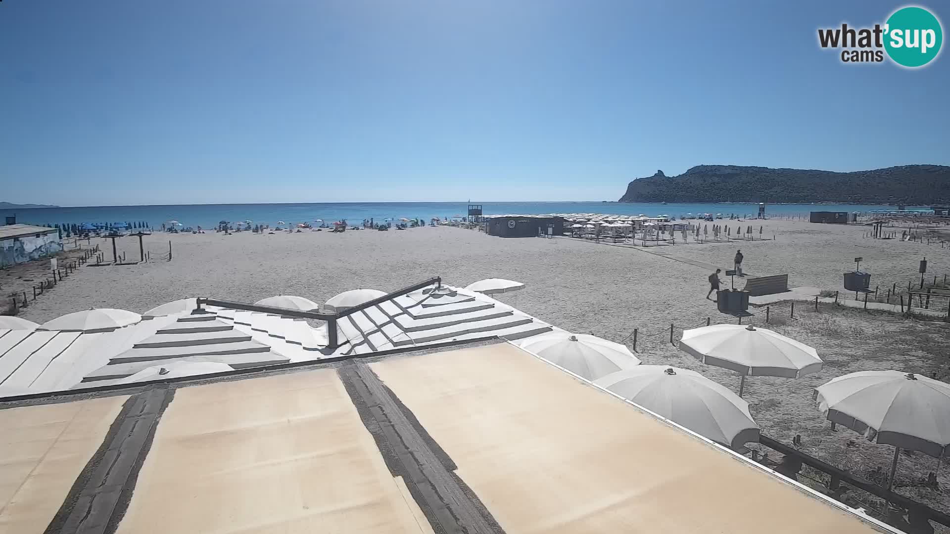 Poetto beach webcam | Cagliari | Sardinia