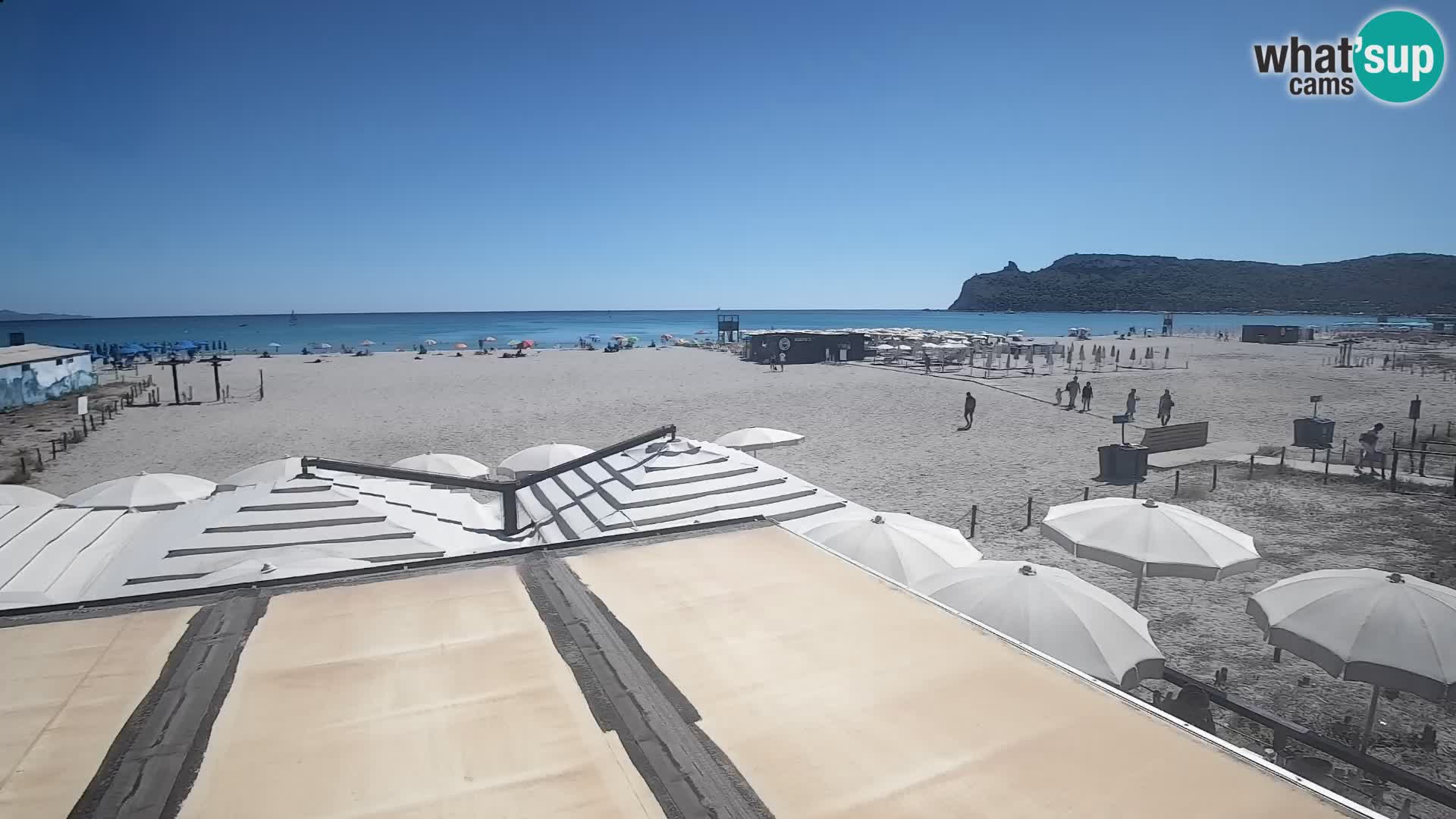 Poetto beach webcam | Cagliari | Sardinia