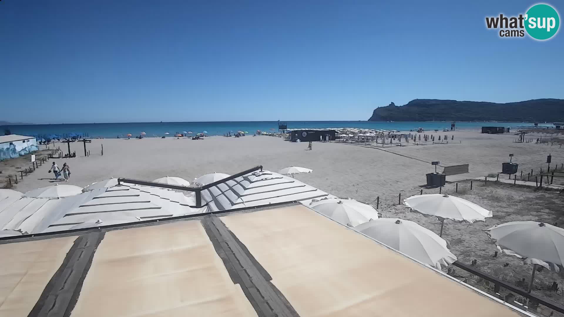 Poetto Strand Webcam | Cagliari | Sardinien