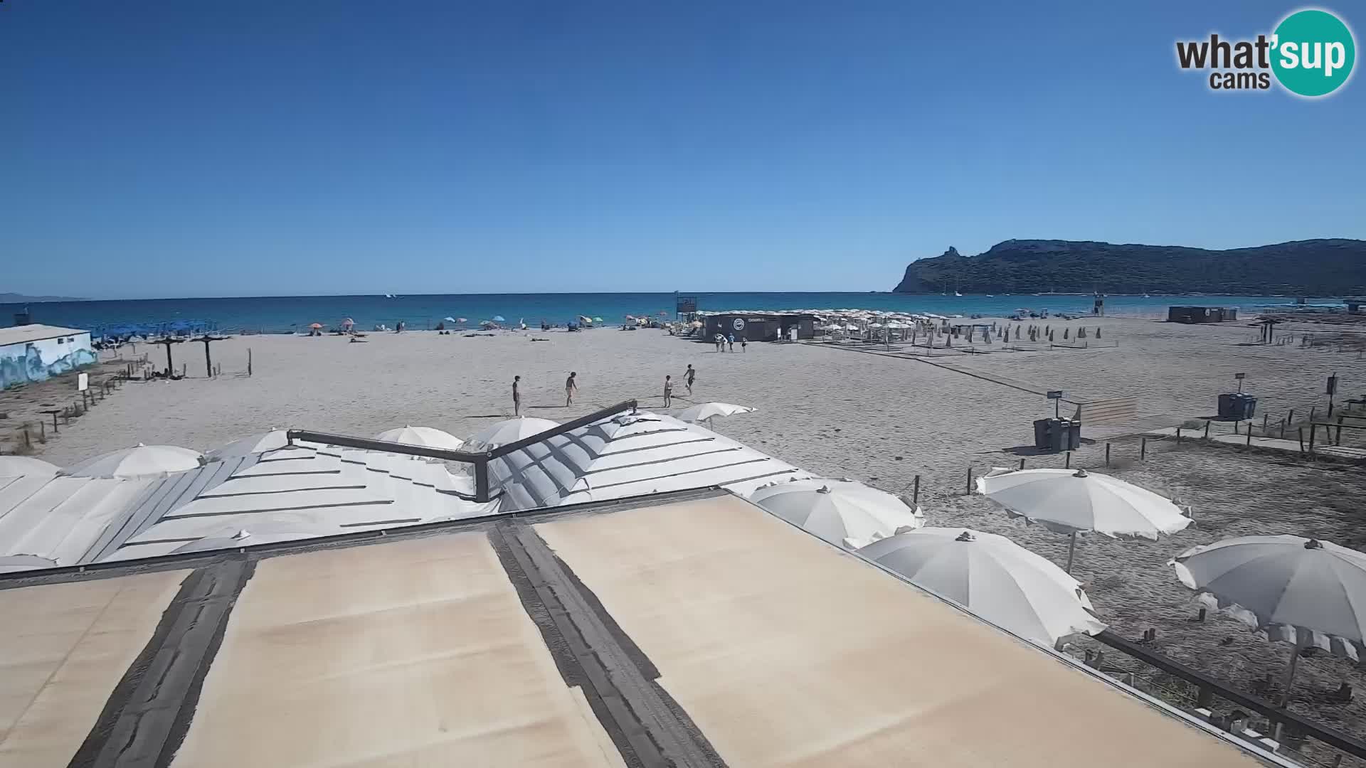 Poetto beach webcam | Cagliari | Sardinia