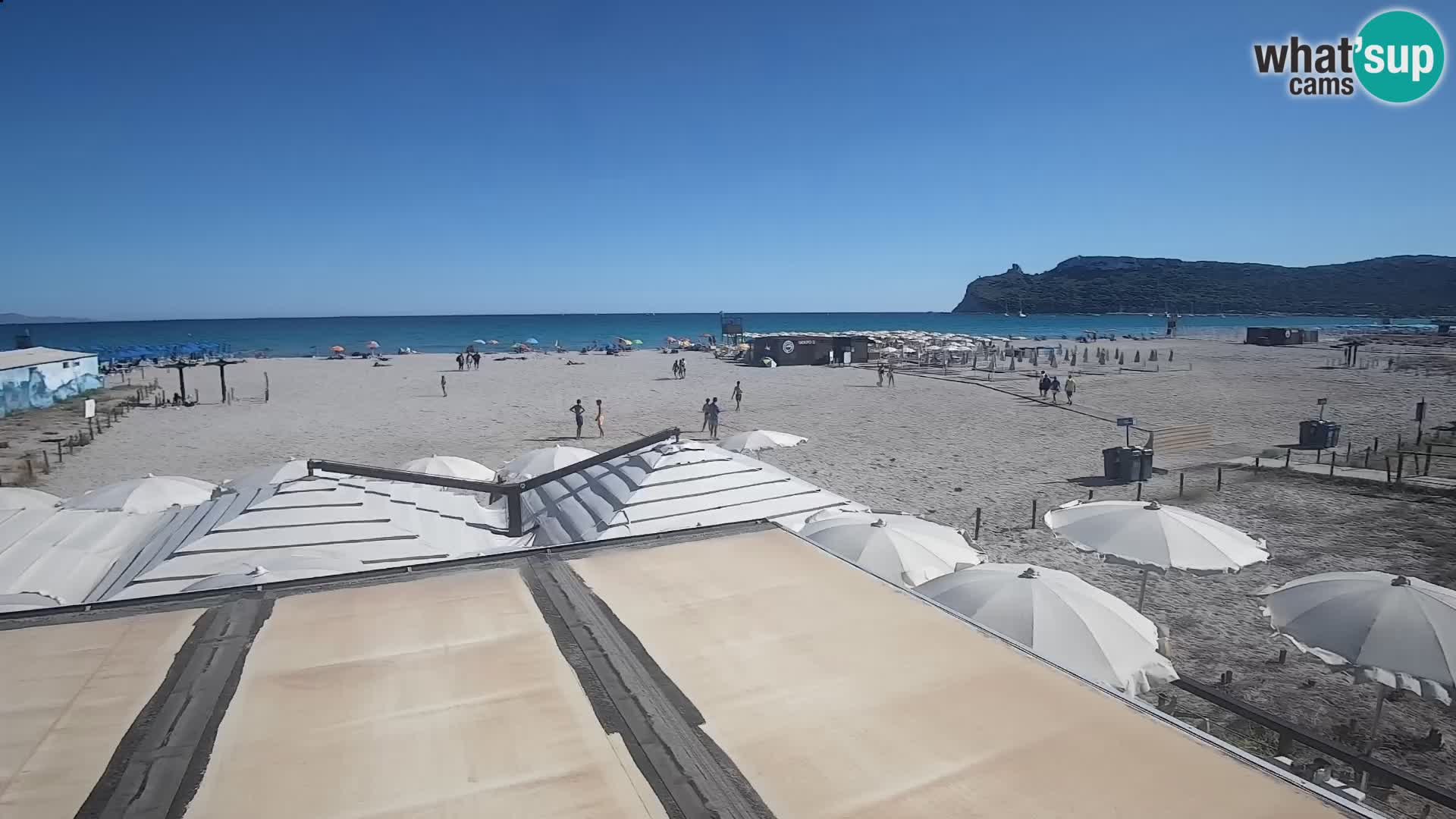Poetto beach webcam | Cagliari | Sardinia