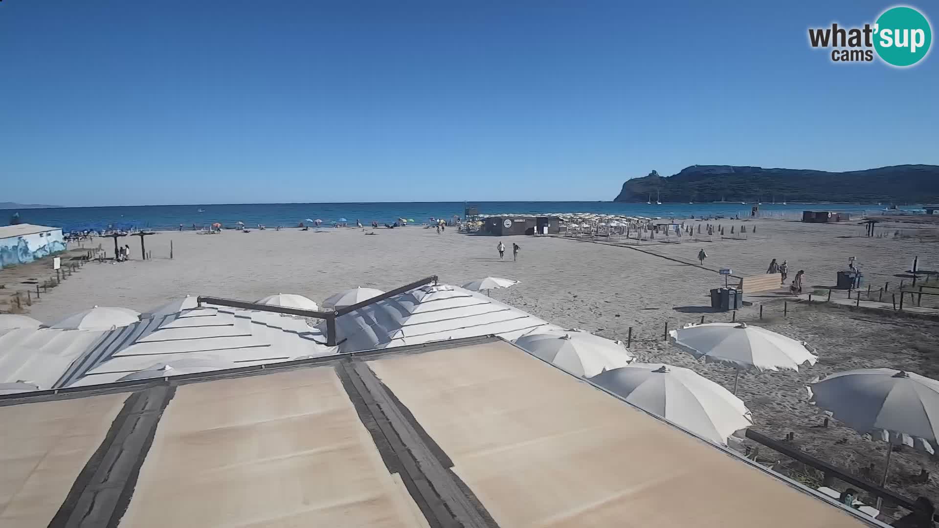 Poetto beach webcam | Cagliari | Sardinia
