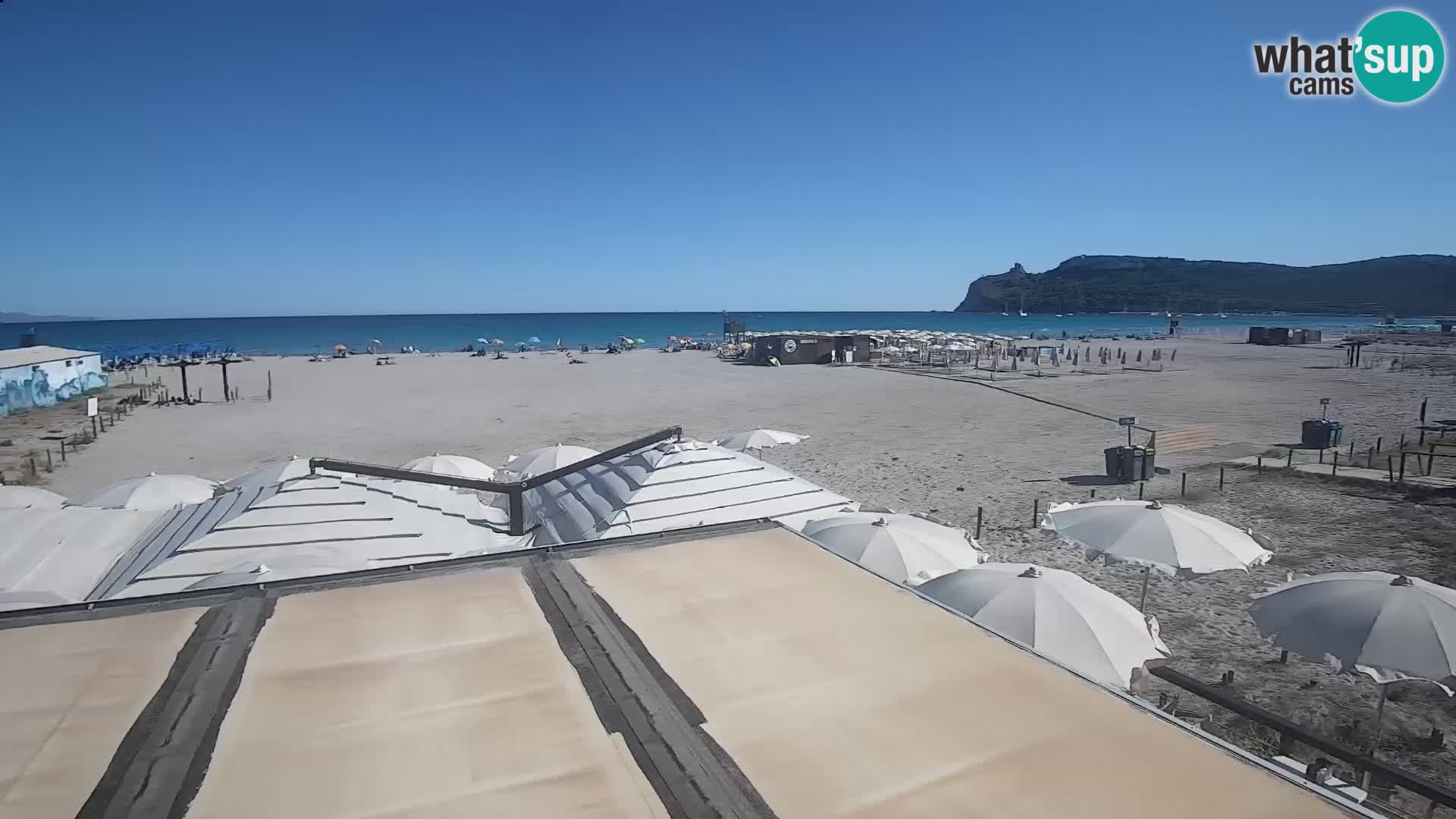 Webcam plage de Poetto | Cagliari | Sardaigne