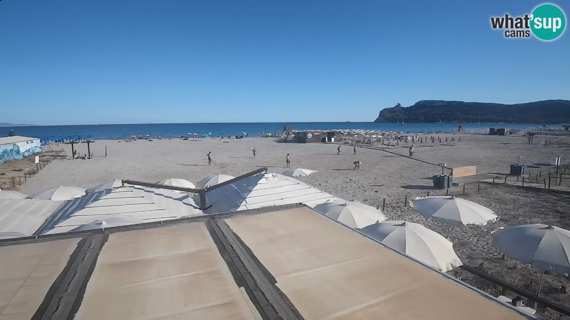 Webcam plage de Poetto | Cagliari | Sardaigne