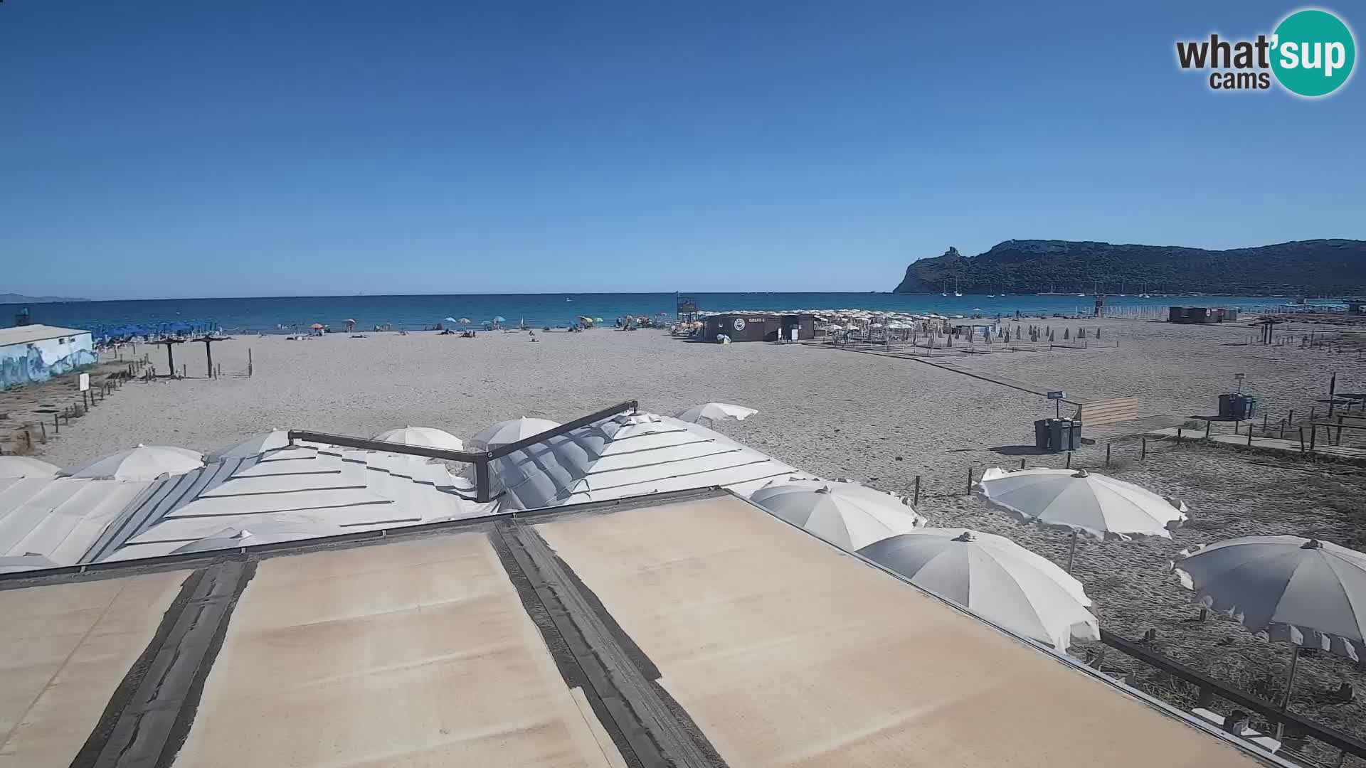 Poetto Strand Webcam | Cagliari | Sardinien