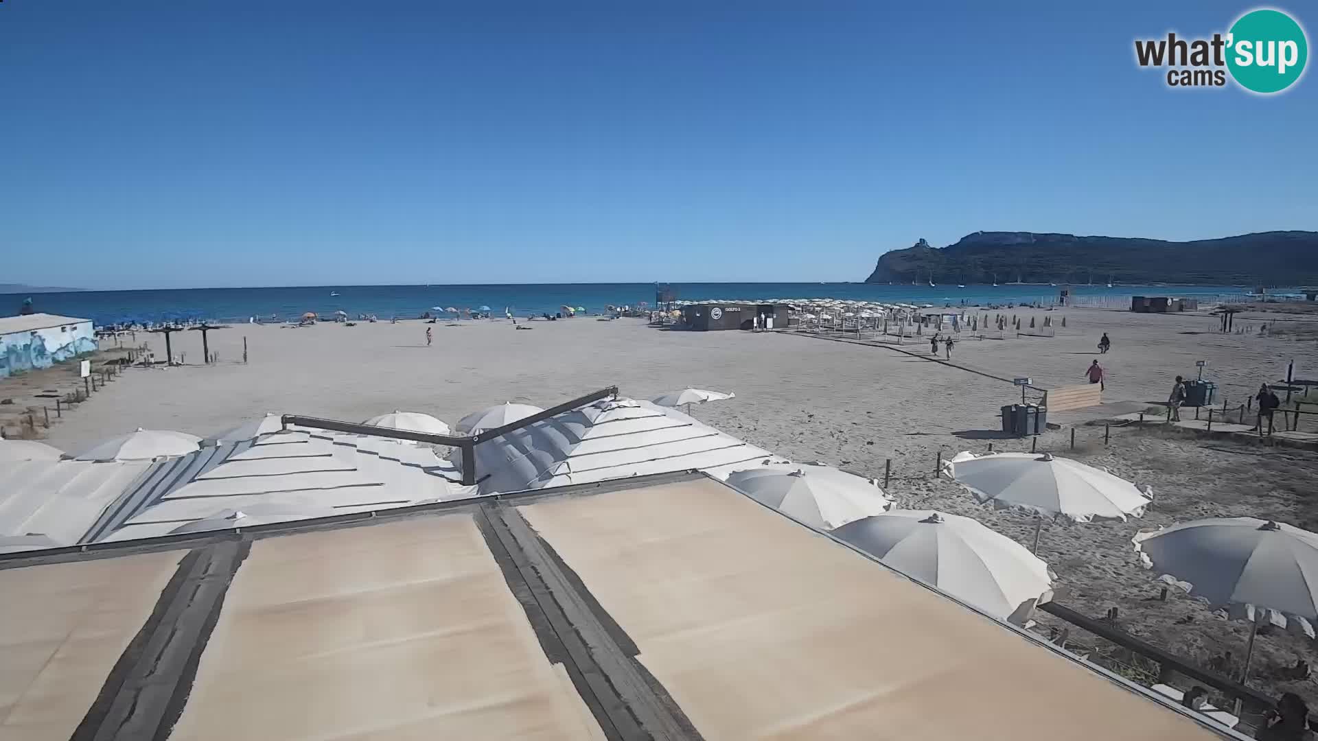 Webcam spiaggia del Poetto | Cagliari | Sardegna