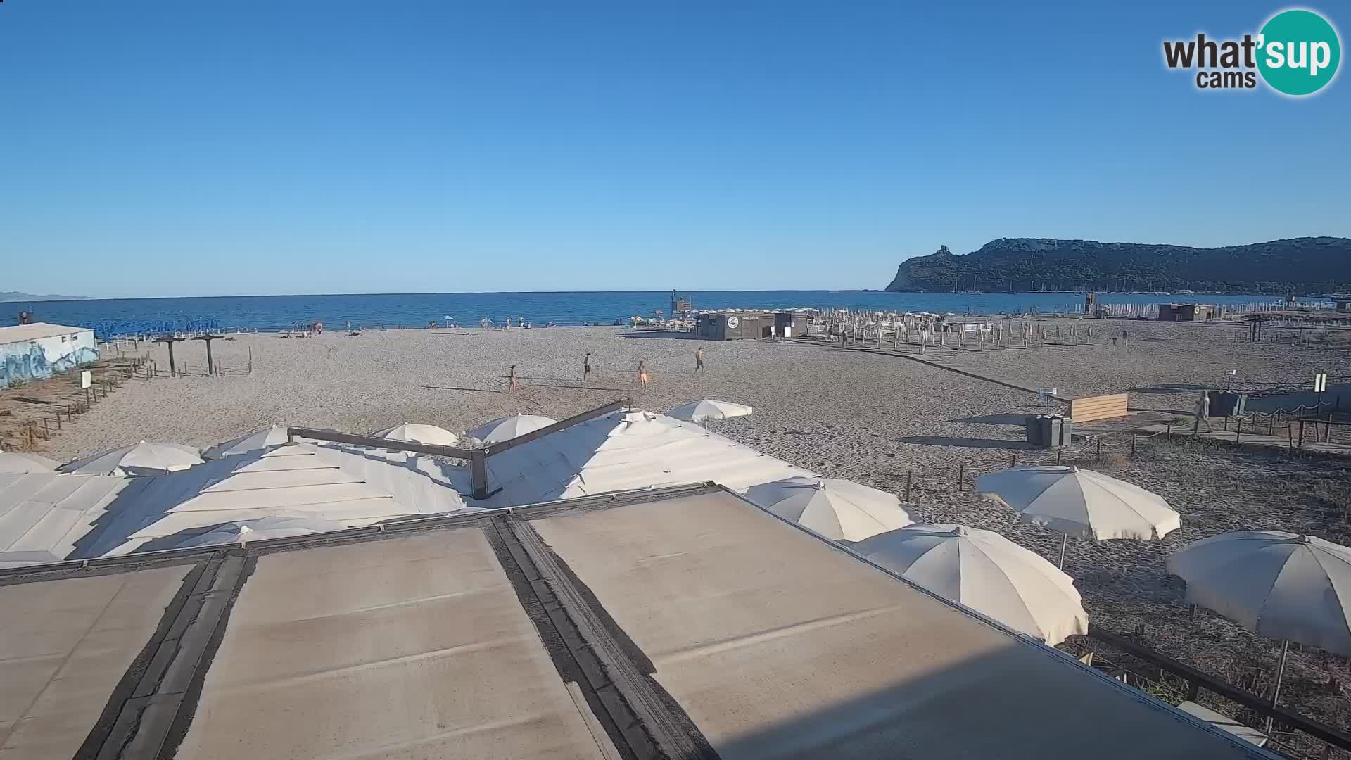 Webcam spiaggia del Poetto | Cagliari | Sardegna