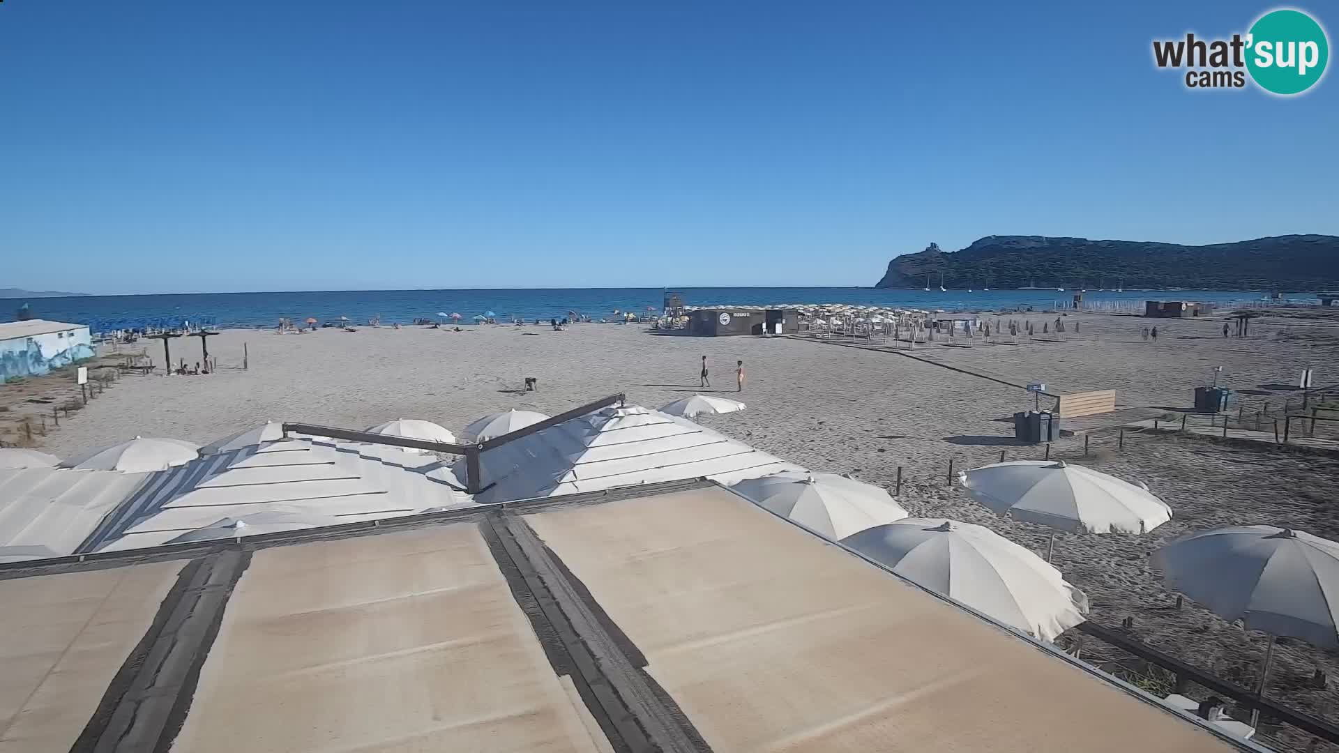 Webcam spiaggia del Poetto | Cagliari | Sardegna