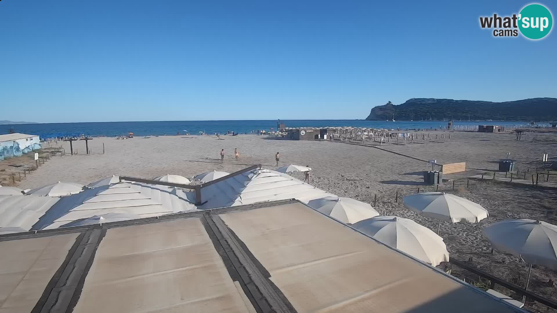 Poetto beach webcam | Cagliari | Sardinia