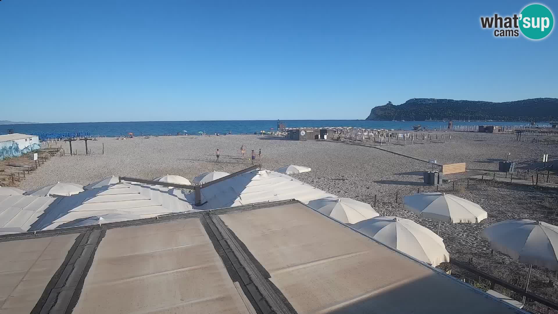 Webcam playa de Poetto | Cagliari | Cerdeña