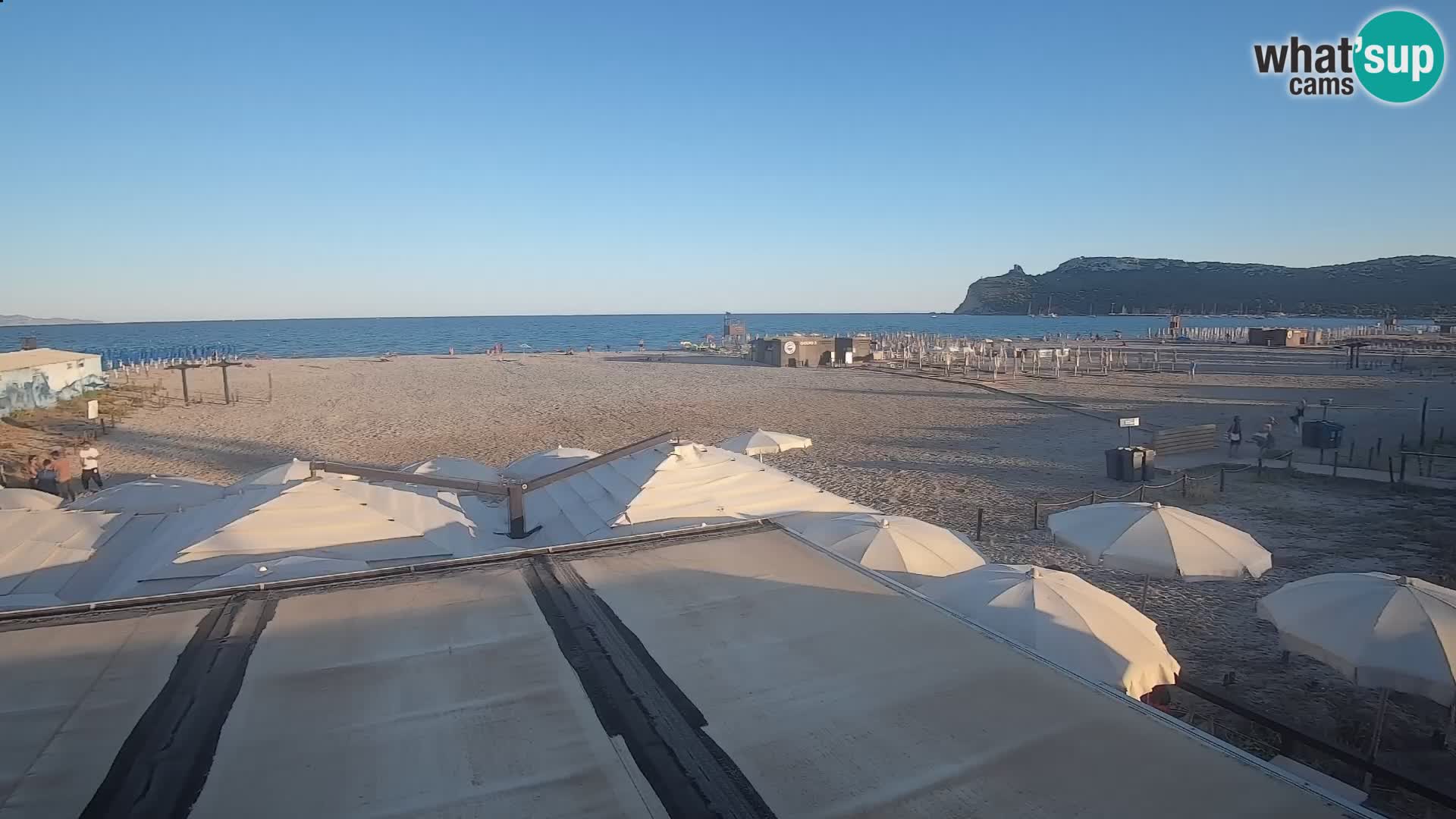 Poetto beach webcam | Cagliari | Sardinija