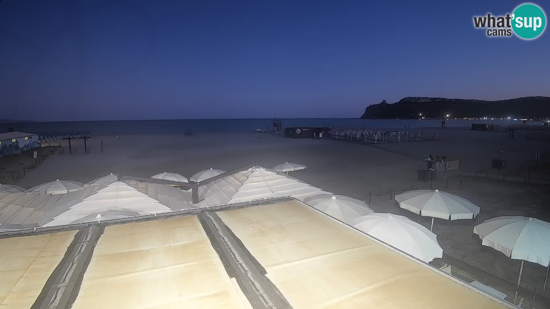 Webcam plage de Poetto | Cagliari | Sardaigne