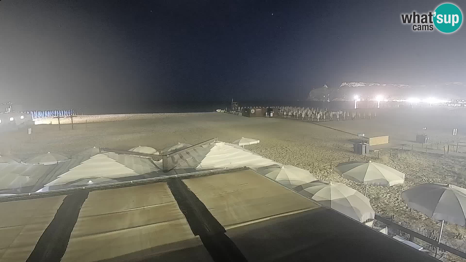 Webcam plage de Poetto | Cagliari | Sardaigne