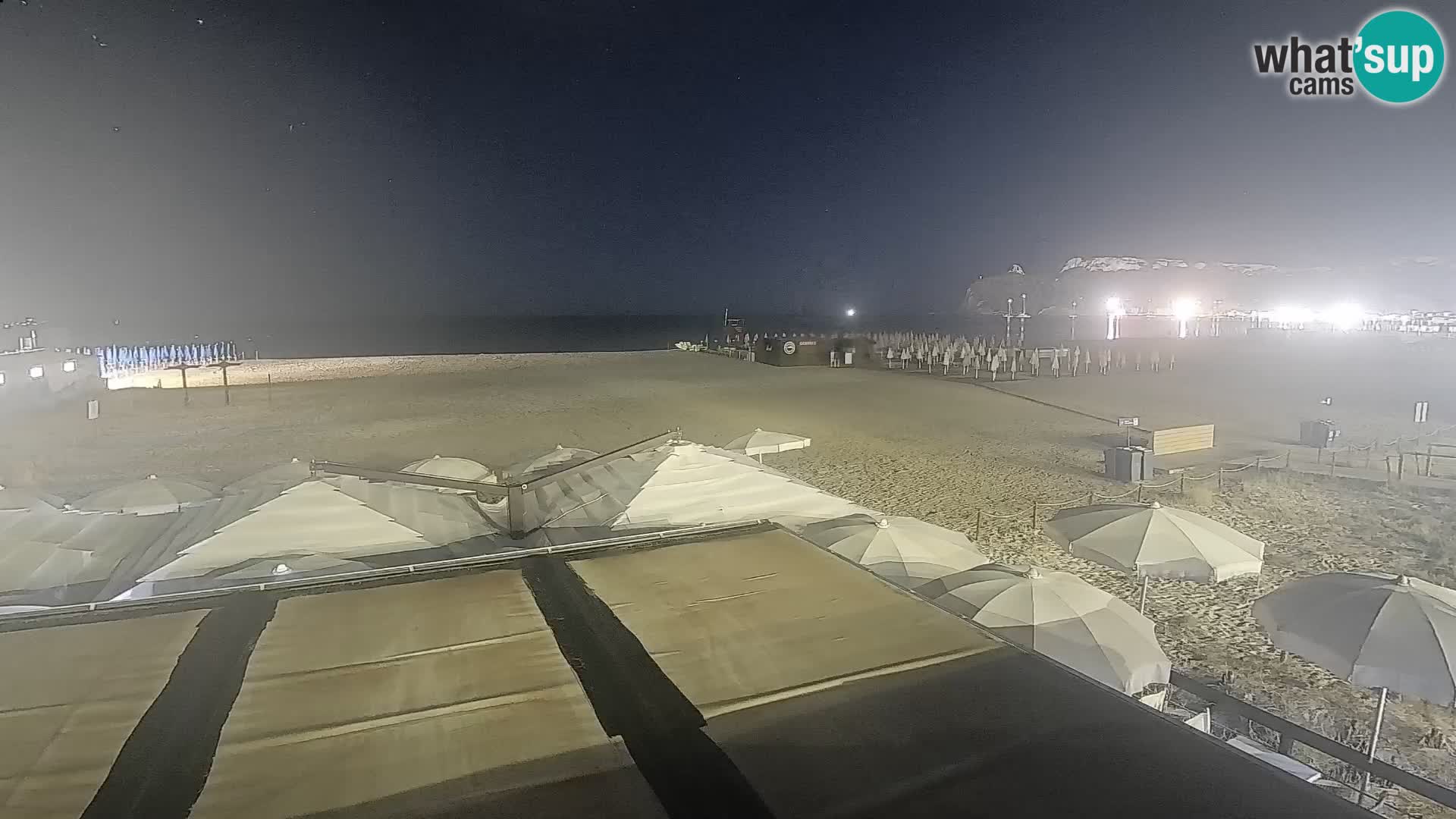 Poetto beach webcam | Cagliari | Sardinija