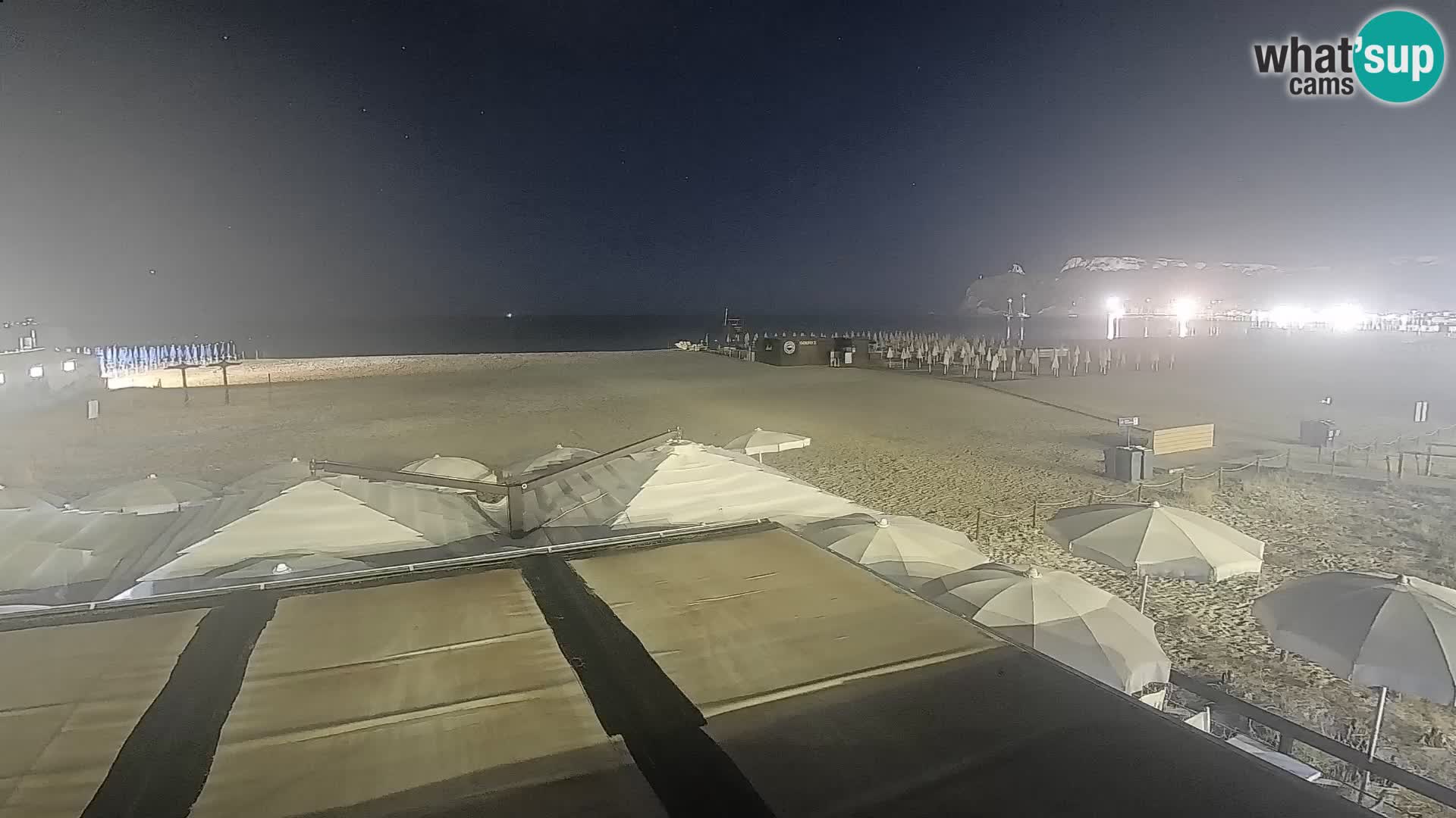 Poetto beach webcam | Cagliari | Sardinija