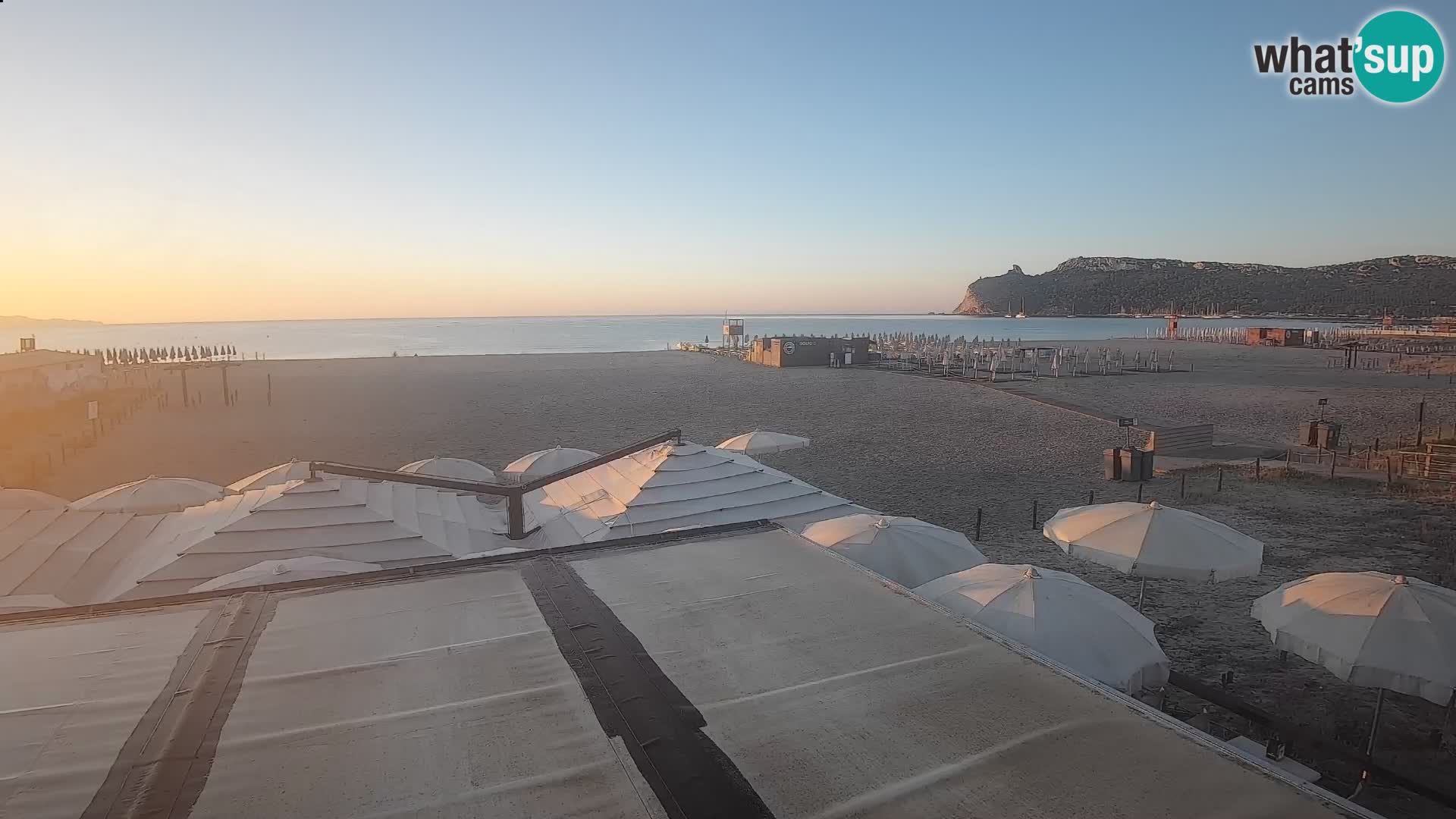 Webcam plage de Poetto | Cagliari | Sardaigne
