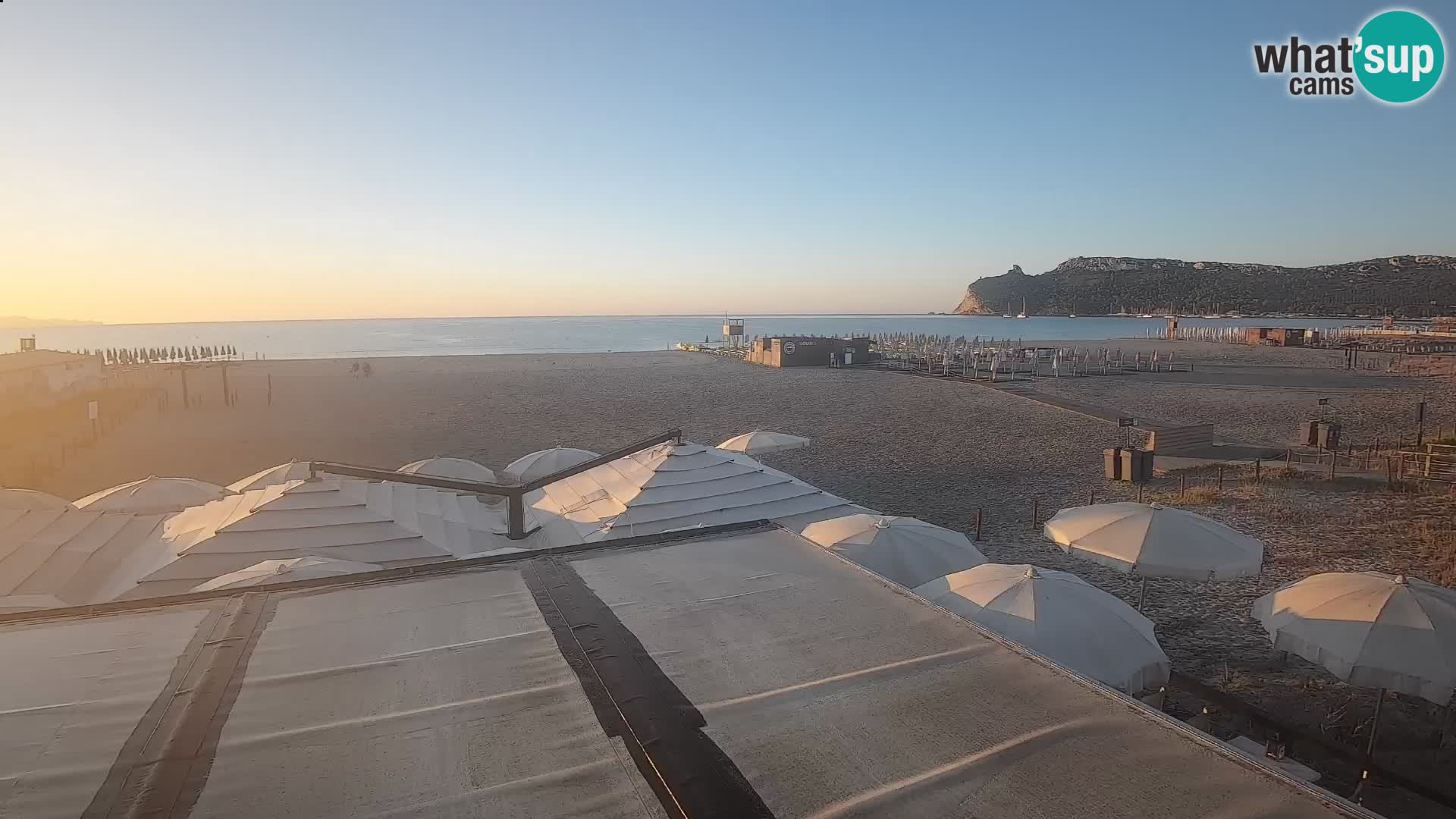 Webcam spiaggia del Poetto | Cagliari | Sardegna