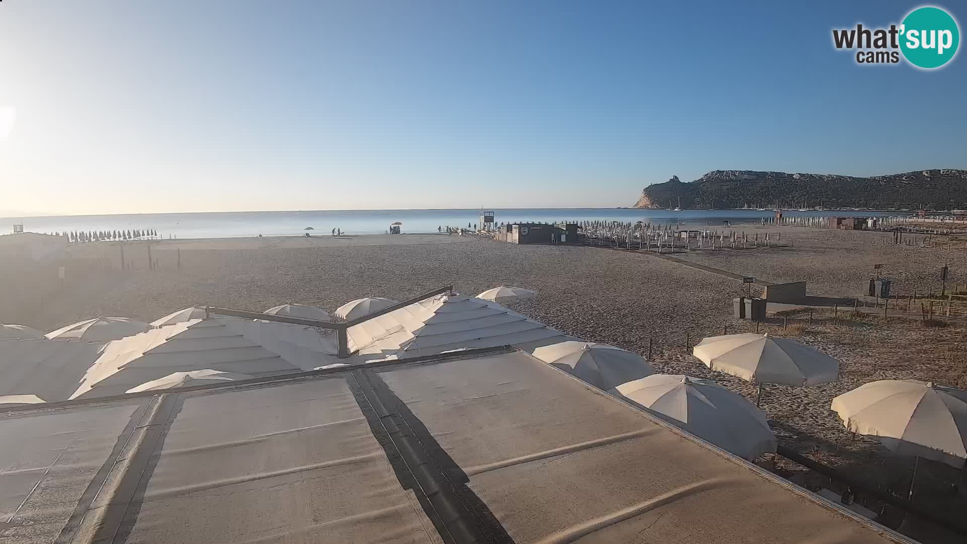 Webcam spiaggia del Poetto | Cagliari | Sardegna