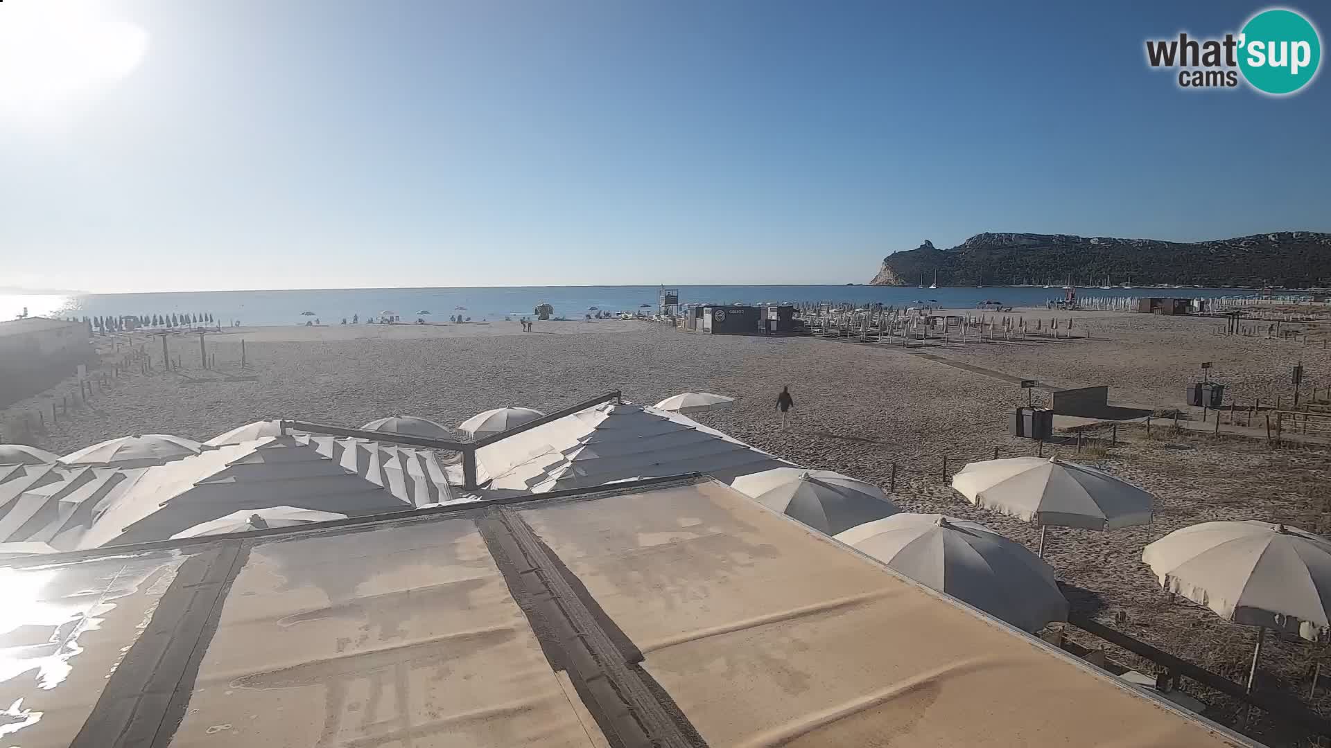Poetto beach webcam | Cagliari | Sardinija