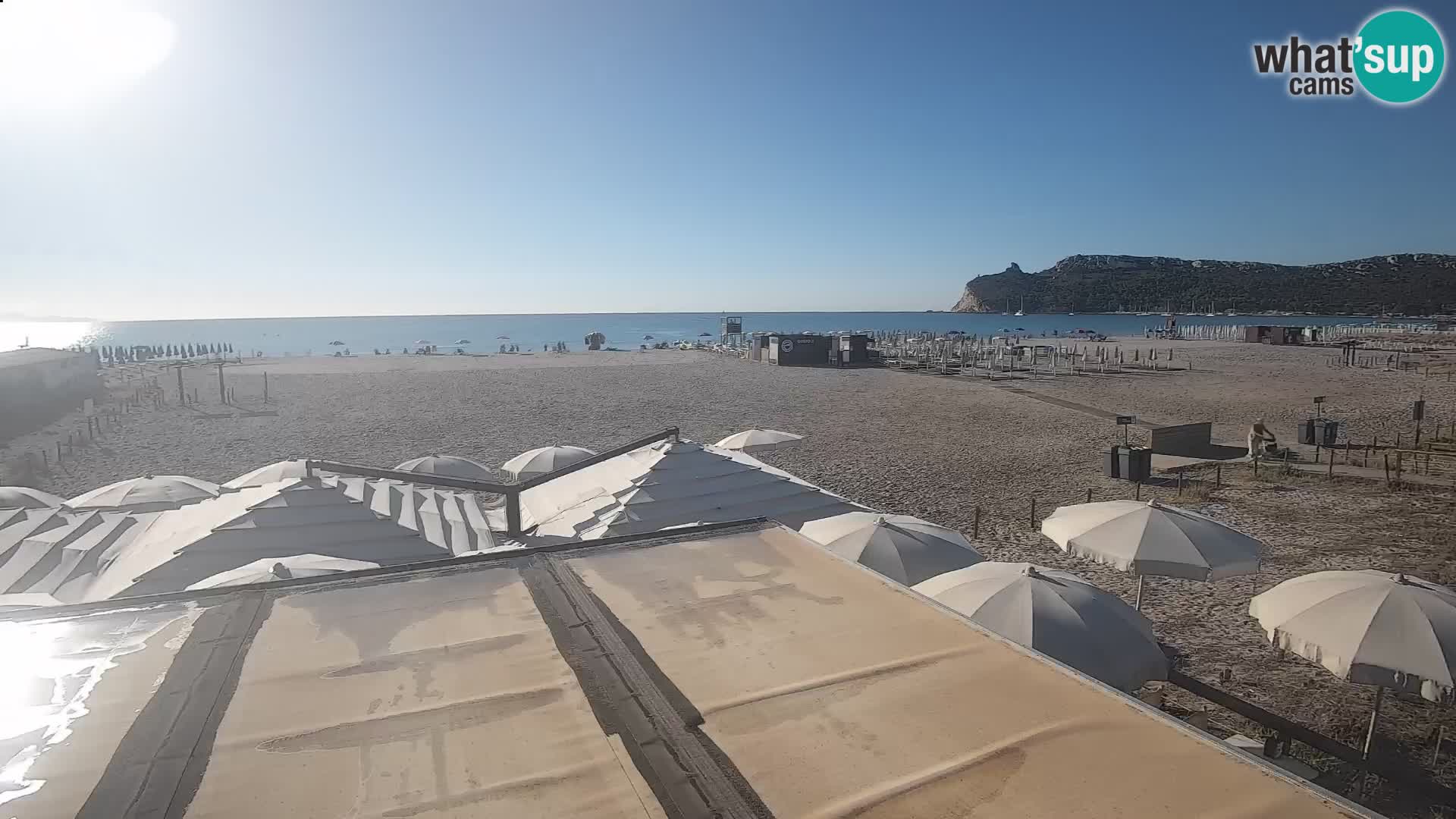 Poetto beach webcam | Cagliari | Sardinia
