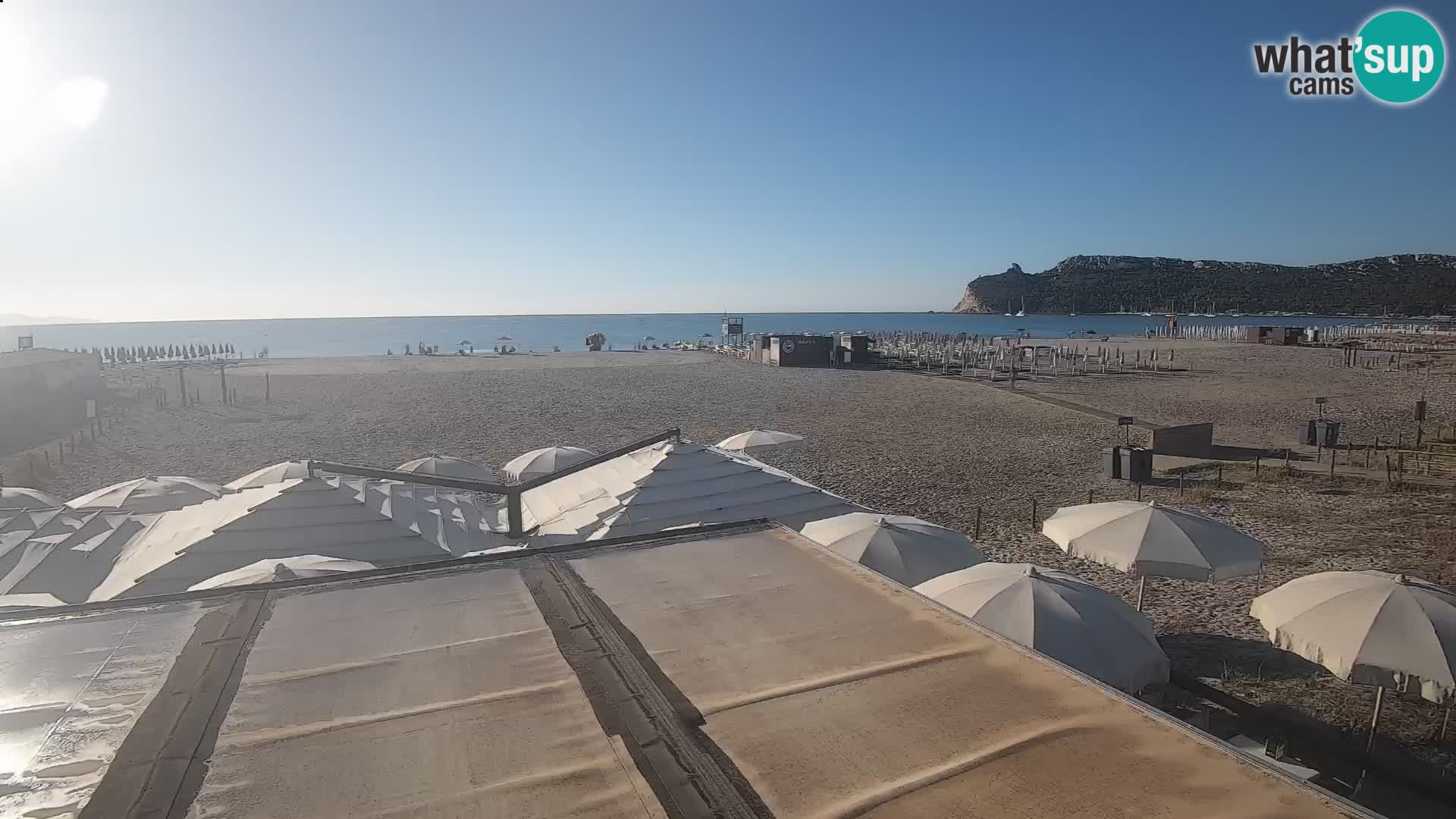 Poetto beach webcam | Cagliari | Sardinia