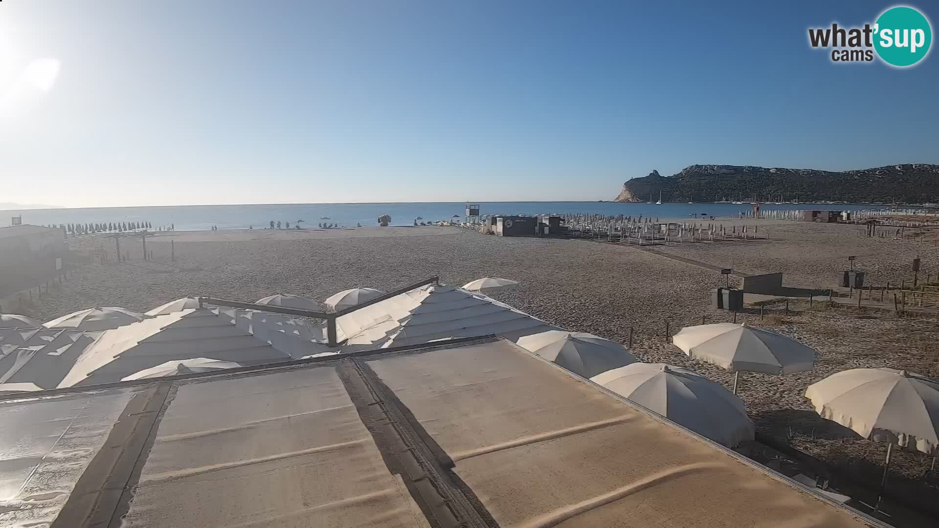 Poetto Strand Webcam | Cagliari | Sardinien