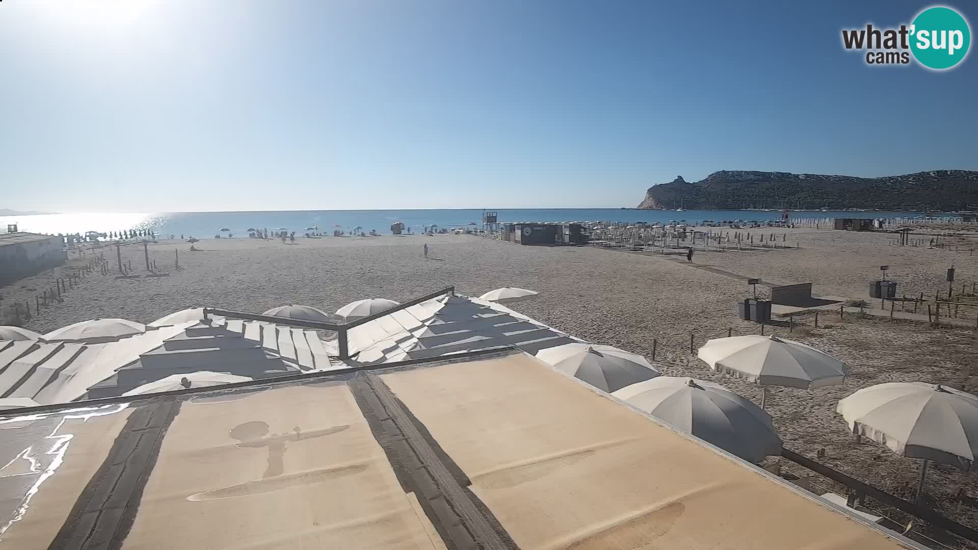 Webcam spiaggia del Poetto | Cagliari | Sardegna
