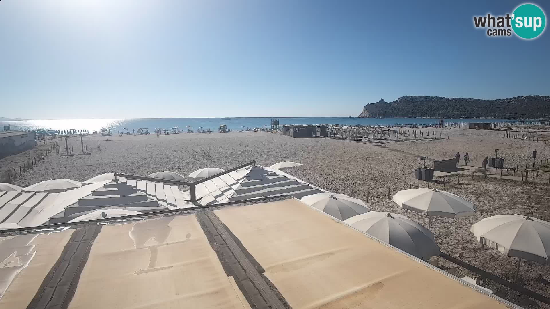 Poetto beach webcam | Cagliari | Sardinija