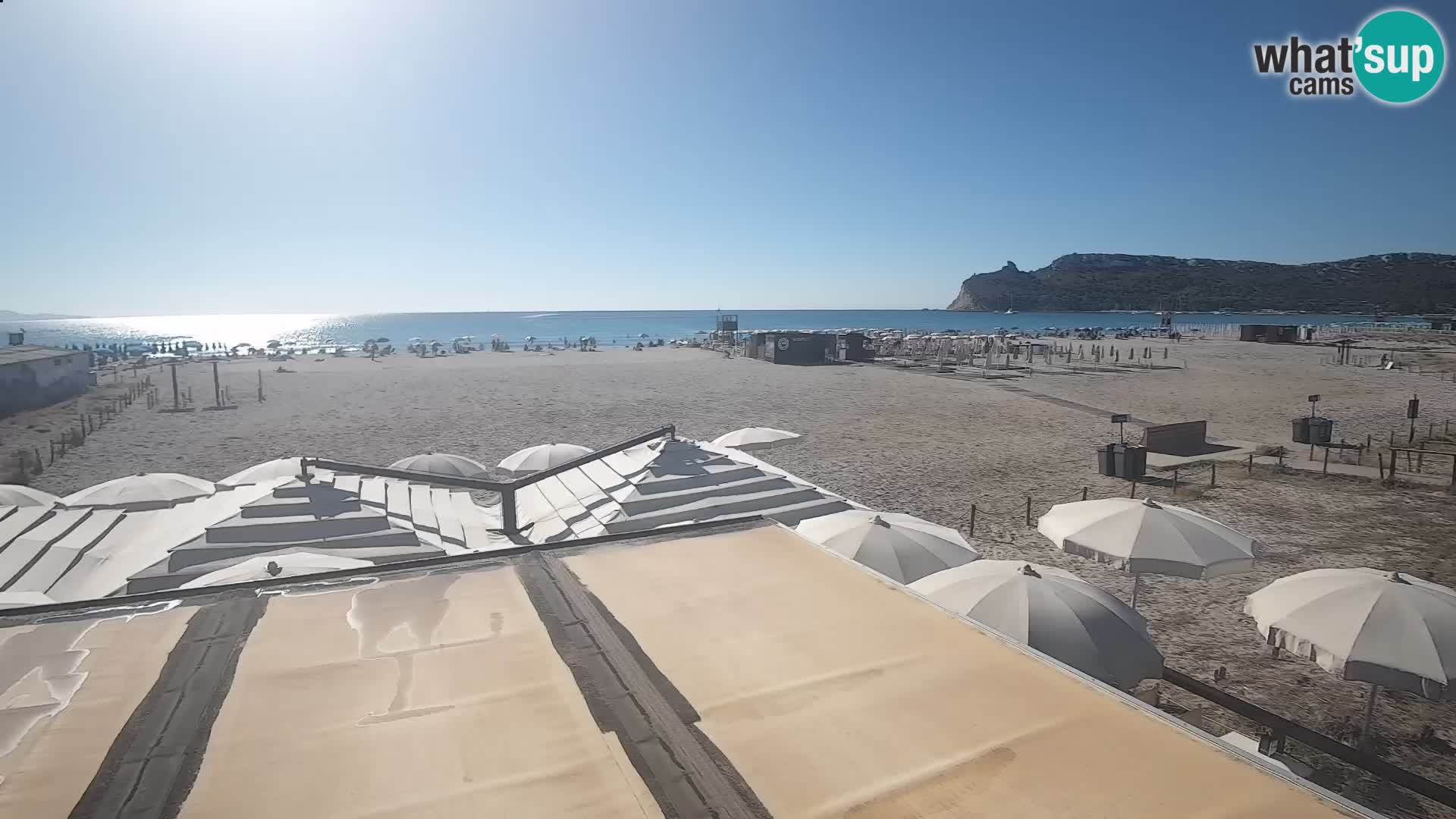 Webcam plage de Poetto | Cagliari | Sardaigne