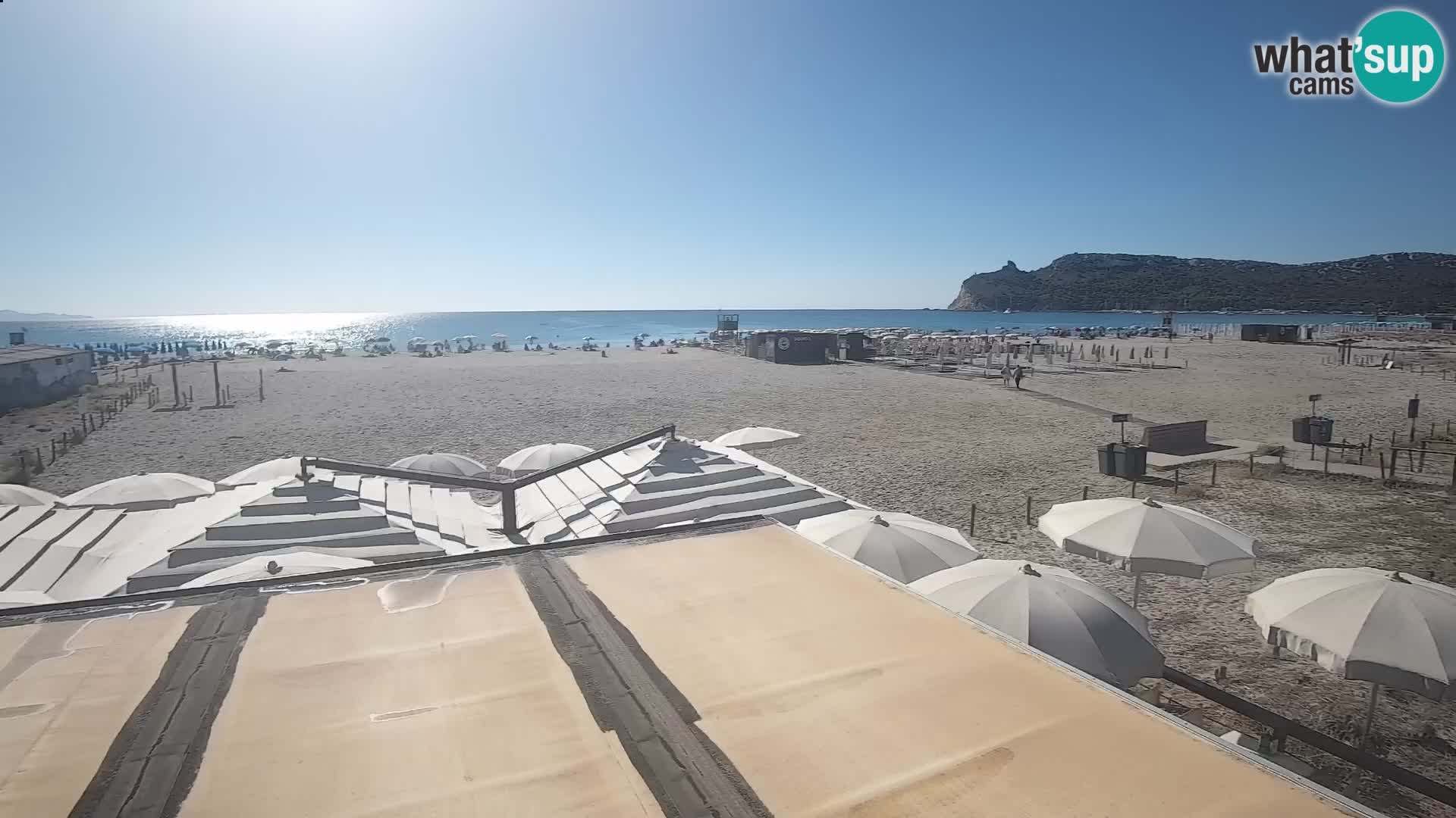 Poetto beach webcam | Cagliari | Sardinia