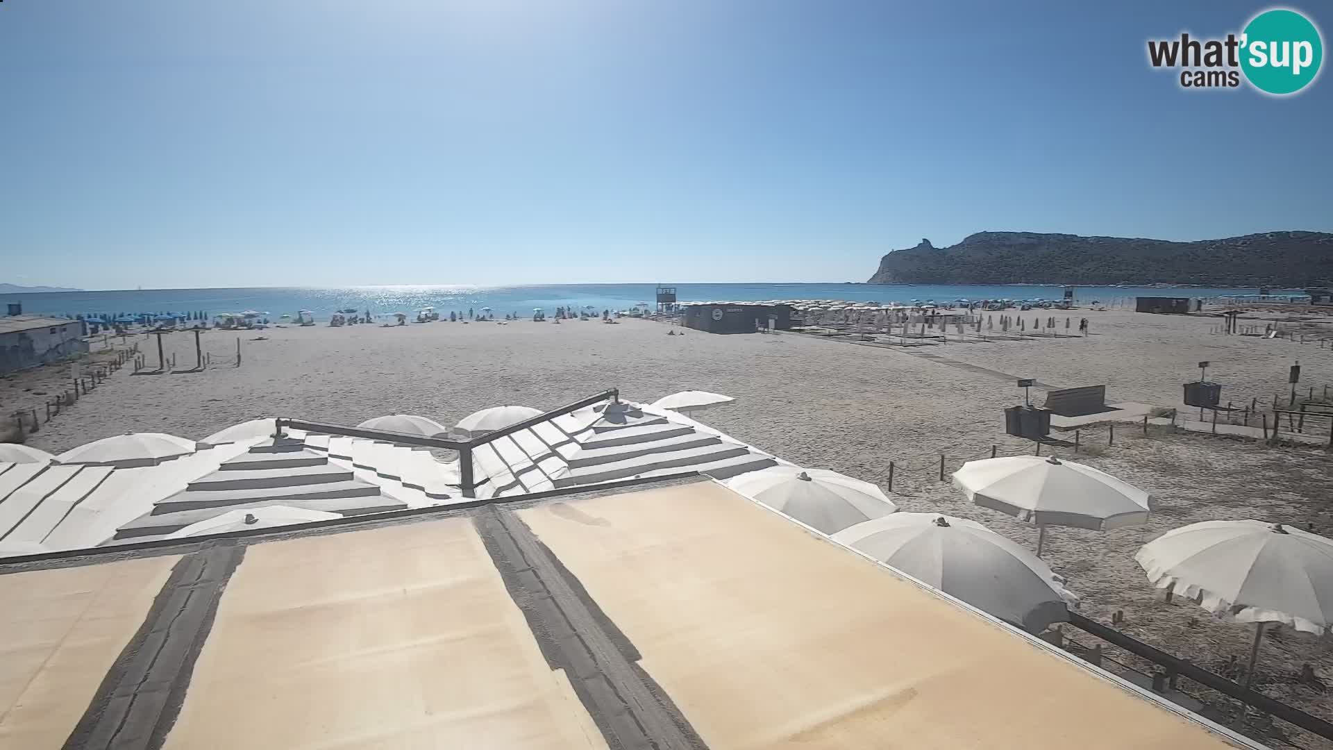 Webcam plage de Poetto | Cagliari | Sardaigne