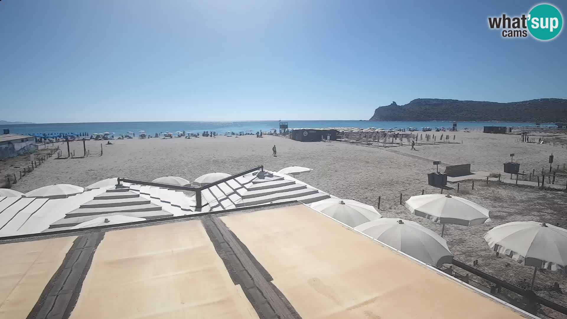 Poetto beach webcam | Cagliari | Sardinija