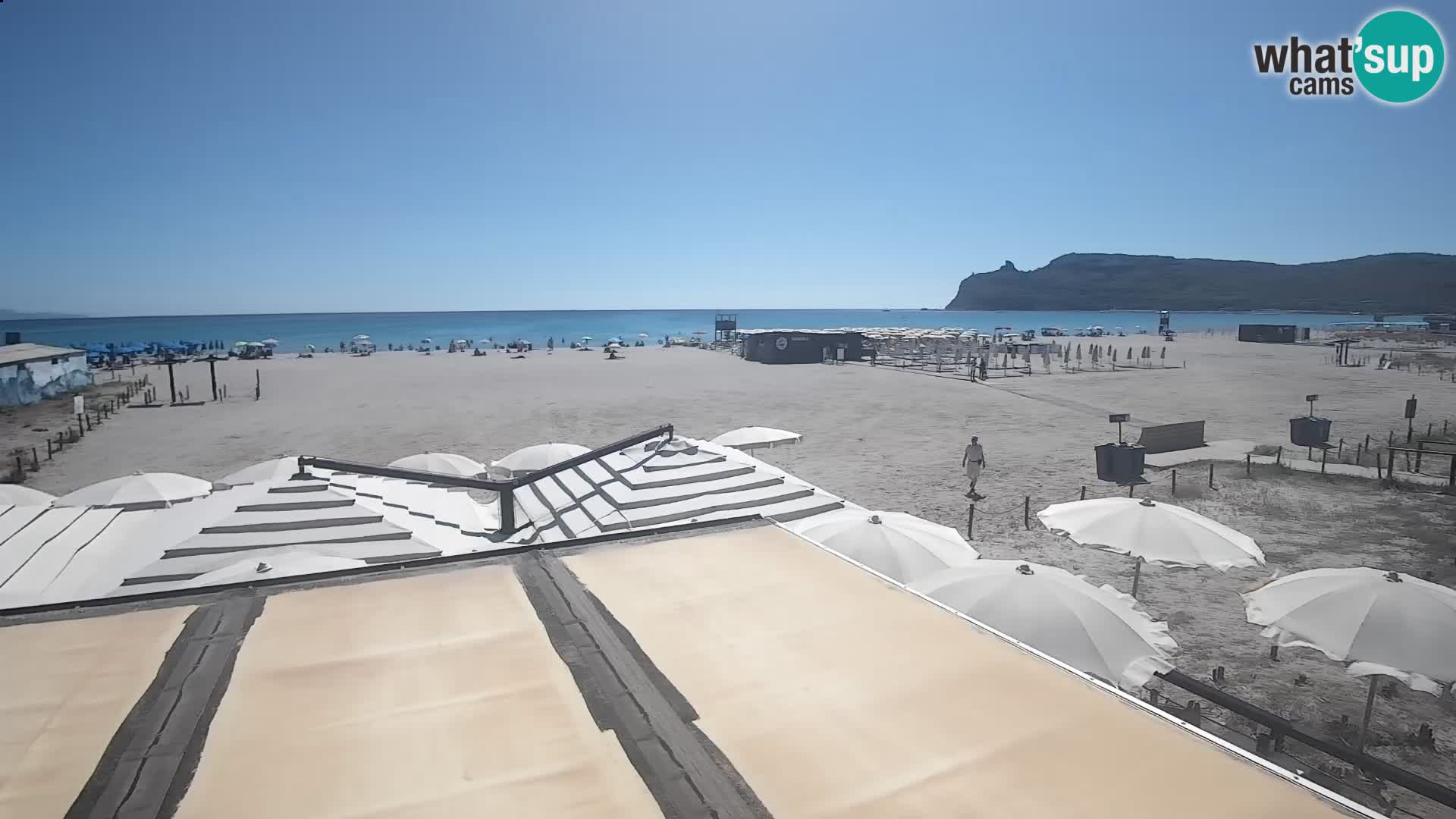 Poetto beach webcam | Cagliari | Sardinia