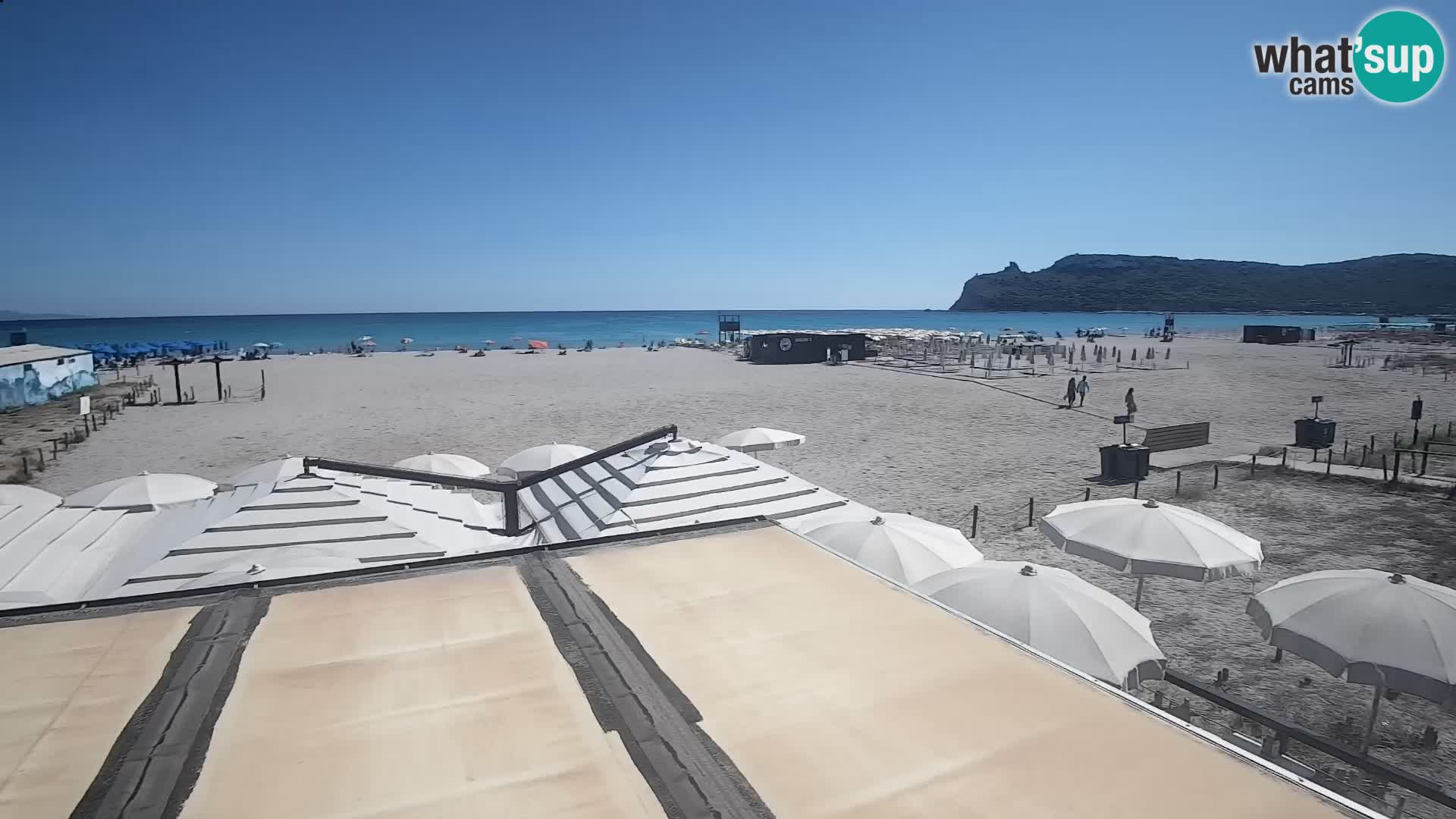 Webcam spiaggia del Poetto | Cagliari | Sardegna